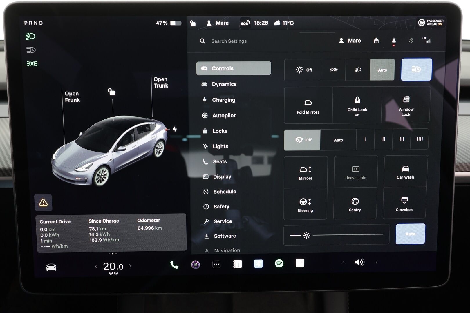 Tesla Model 3 2021 Long Range Dual motor AWD *Lasikatto / Premium Audio / Kamera / Matrix LED / Nahat / ILP / Navi * - Kahdet renkaat alumiinivanteilla / ILP / Facelift