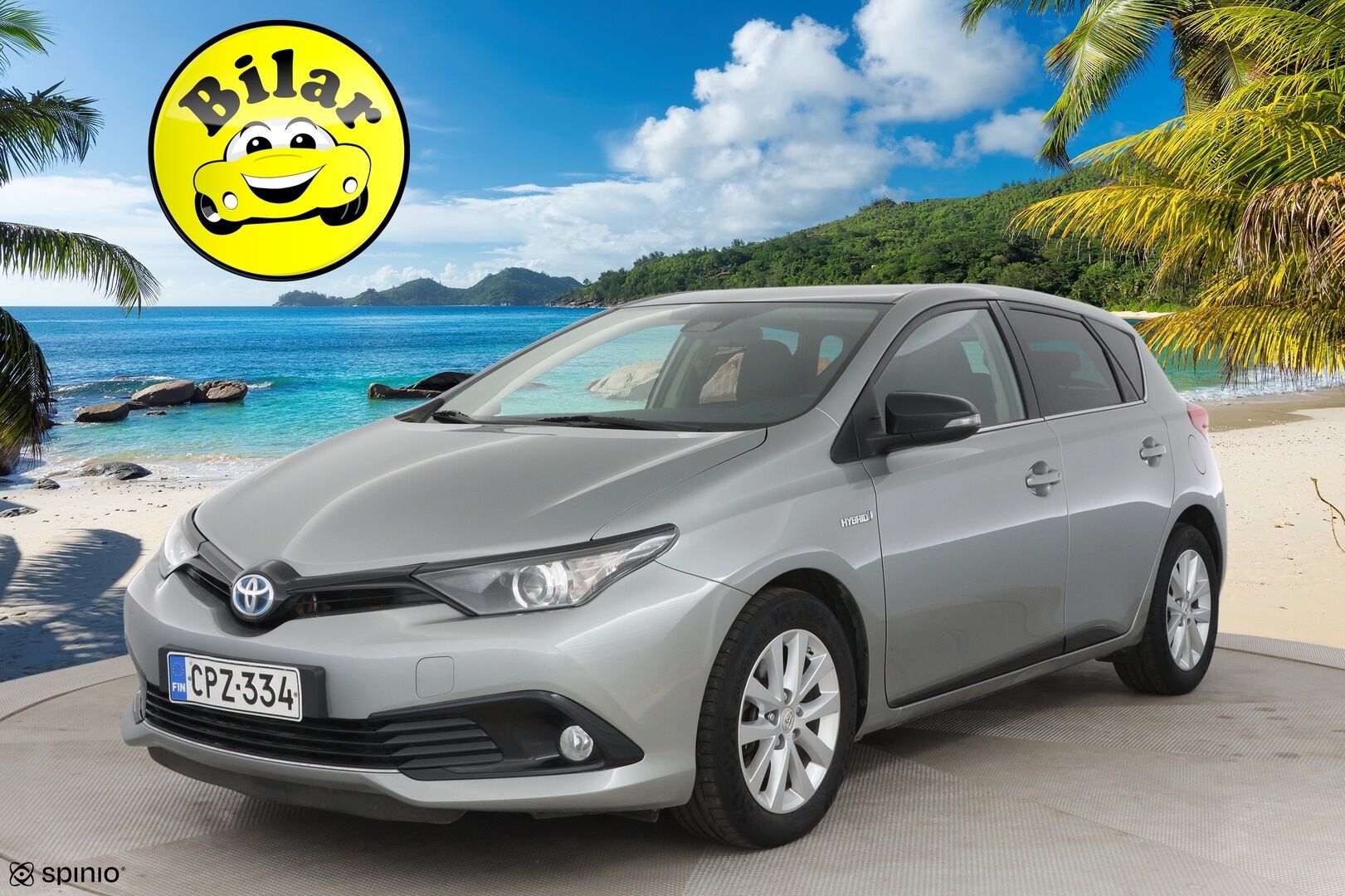 Toyota Auris 2018 1,8 Hybrid Active - P.Kamera | Vakkkari | BT | Metalliväri | 2X Renkaat ja vanteet 