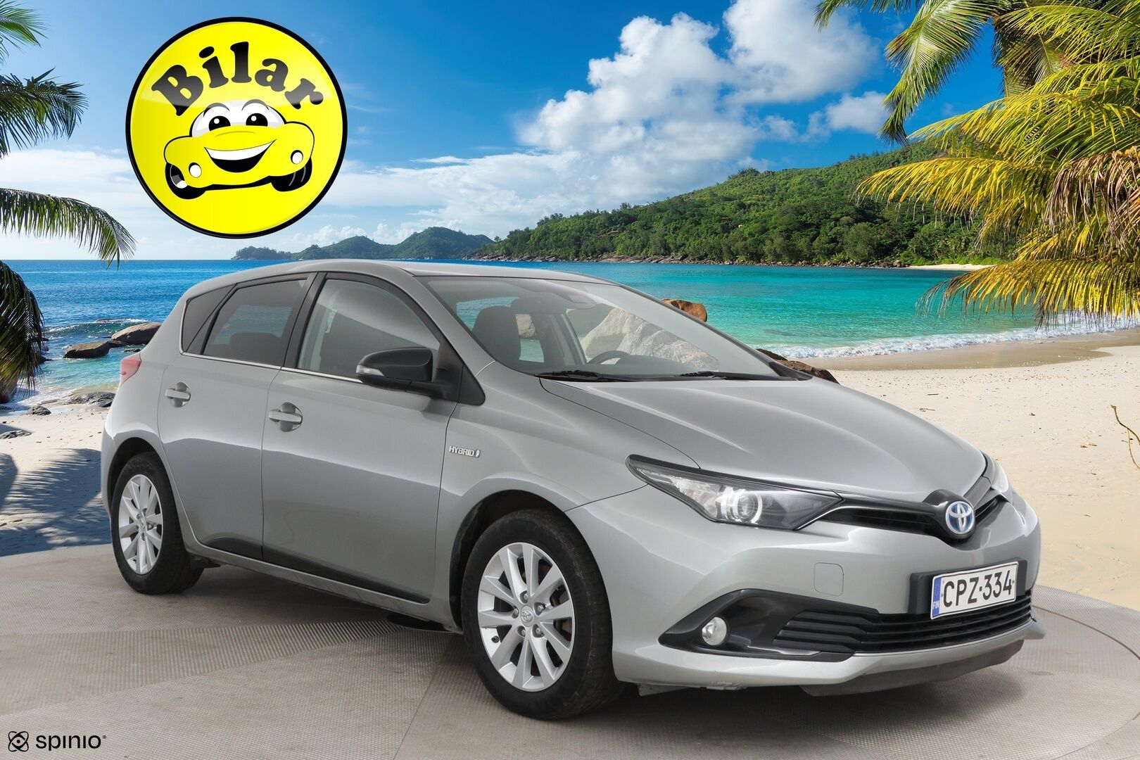 Toyota Auris 2018 1,8 Hybrid Active - P.Kamera | Vakkkari | BT | Metalliväri | 2X Renkaat ja vanteet 