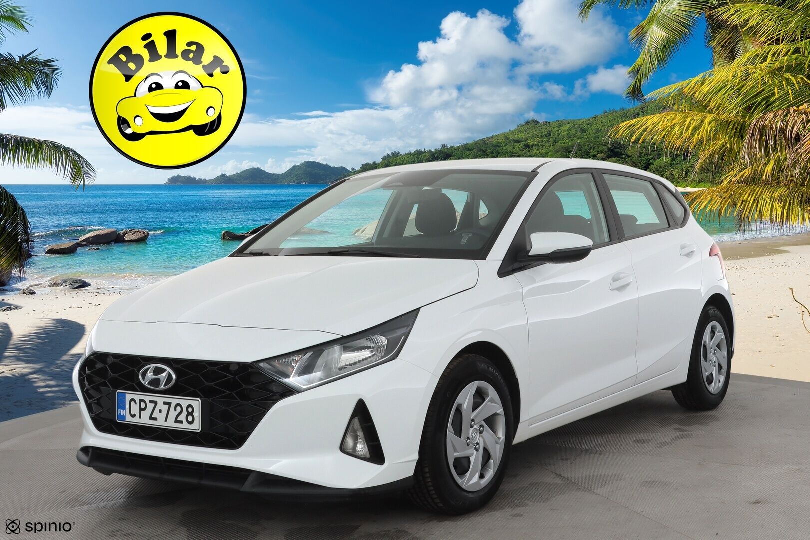 Hyundai i20 Hatchback 2023 1,0 T-GDI 100 hv 7-DCT Fresh - | Tehdastakuu | Vakkari | Kaistavahti | Lohko + sisälämmitin | Lämm. ratti | BT | 1-om suomiauto | Merkkihuollot | 