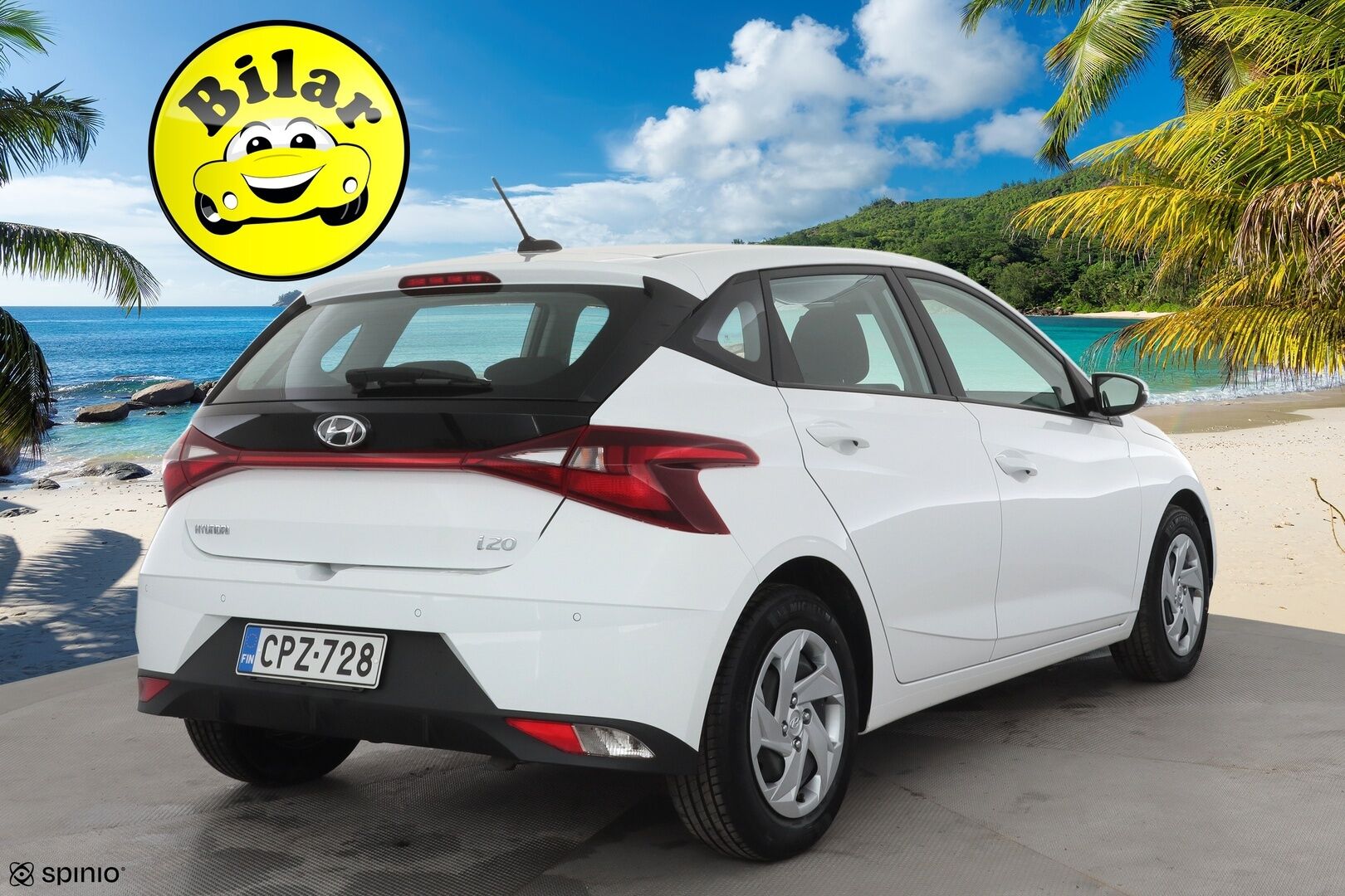 Hyundai i20 Hatchback 2023 1,0 T-GDI 100 hv 7-DCT Fresh - | Tehdastakuu | Vakkari | Kaistavahti | Lohko + sisälämmitin | Lämm. ratti | BT | 1-om suomiauto | Merkkihuollot | 