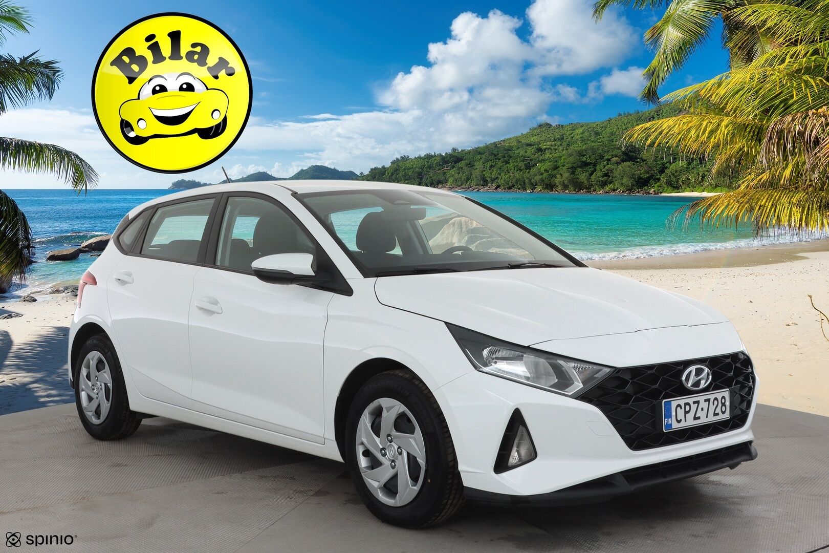 Hyundai i20 Hatchback 2023 1,0 T-GDI 100 hv 7-DCT Fresh - | Tehdastakuu | Vakkari | Kaistavahti | Lohko + sisälämmitin | Lämm. ratti | BT | 1-om suomiauto | Merkkihuollot | 