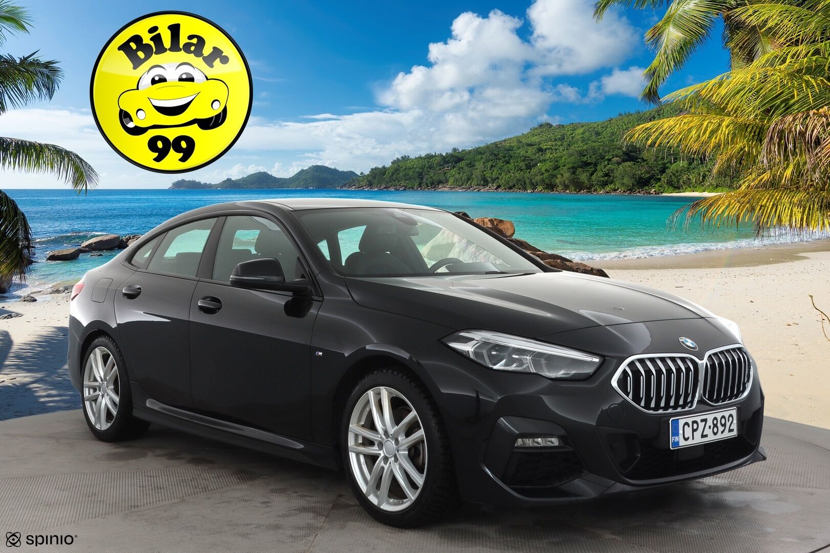 BMW 218 2022 F44 Gran Coupé 218i Business M Sport * Vakkari / Lohko / P.kamera / LED / Sporttipenkit / Apple&Android * - 1.Om Suomi-auto / Merkkihuollettu / Kahdet Renkaat