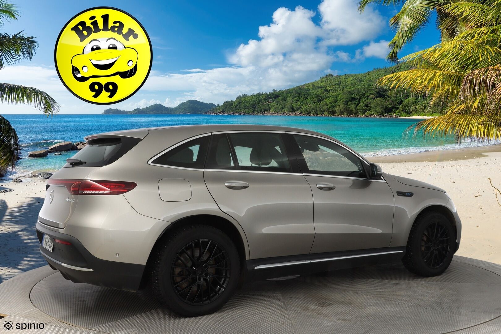 MERCEDES-BENZ EQC 2021 400 4Matic *AMG / ACC / Burmester / Muistipaketti / HUD / 360° Kamera / KeylessGO / DC Pikalaturi* - Juuri saapunut / Huippuvarusteet / AMG