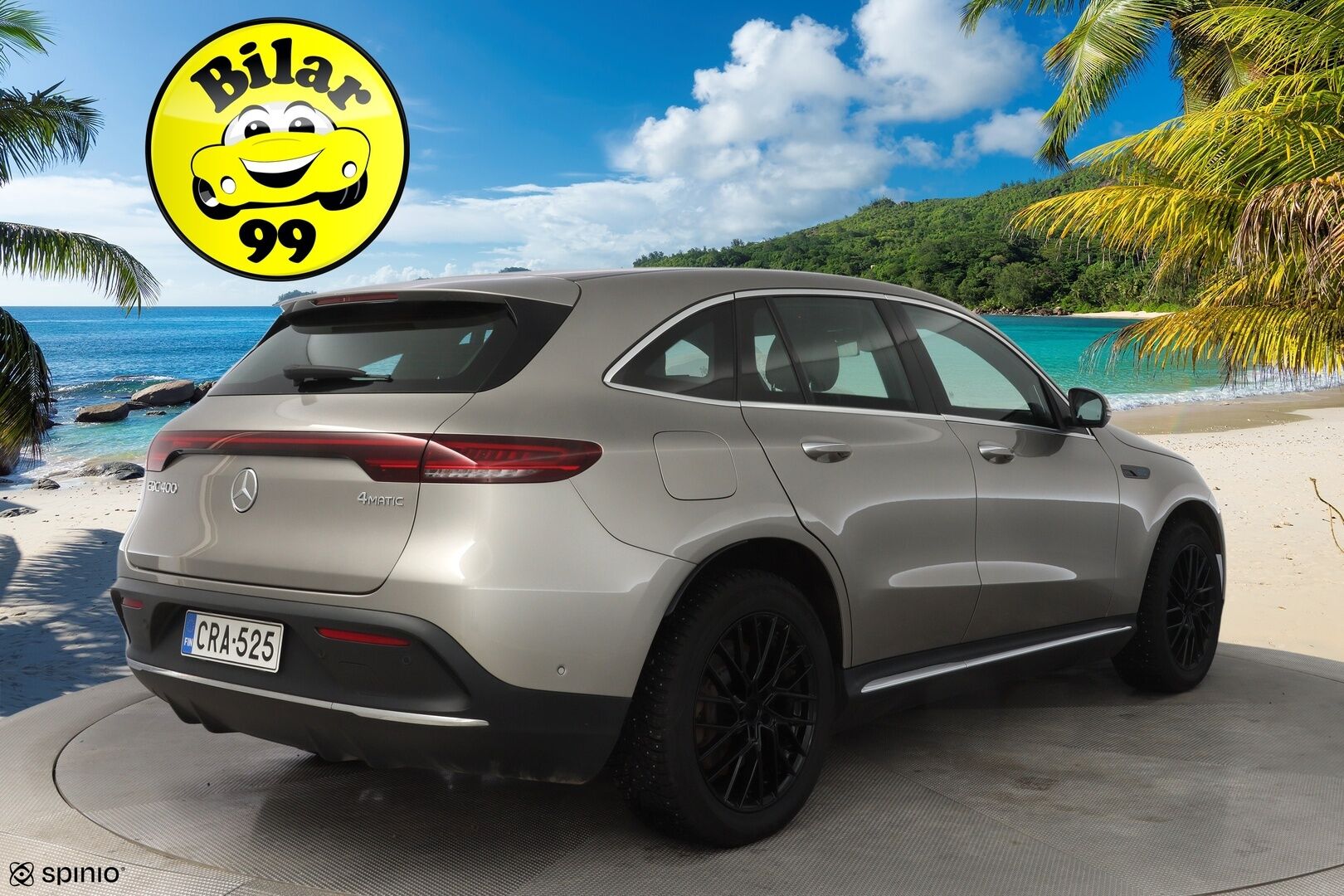 MERCEDES-BENZ EQC 2021 400 4Matic *AMG / ACC / Burmester / Muistipaketti / HUD / 360° Kamera / KeylessGO / DC Pikalaturi* - Juuri saapunut / Huippuvarusteet / AMG