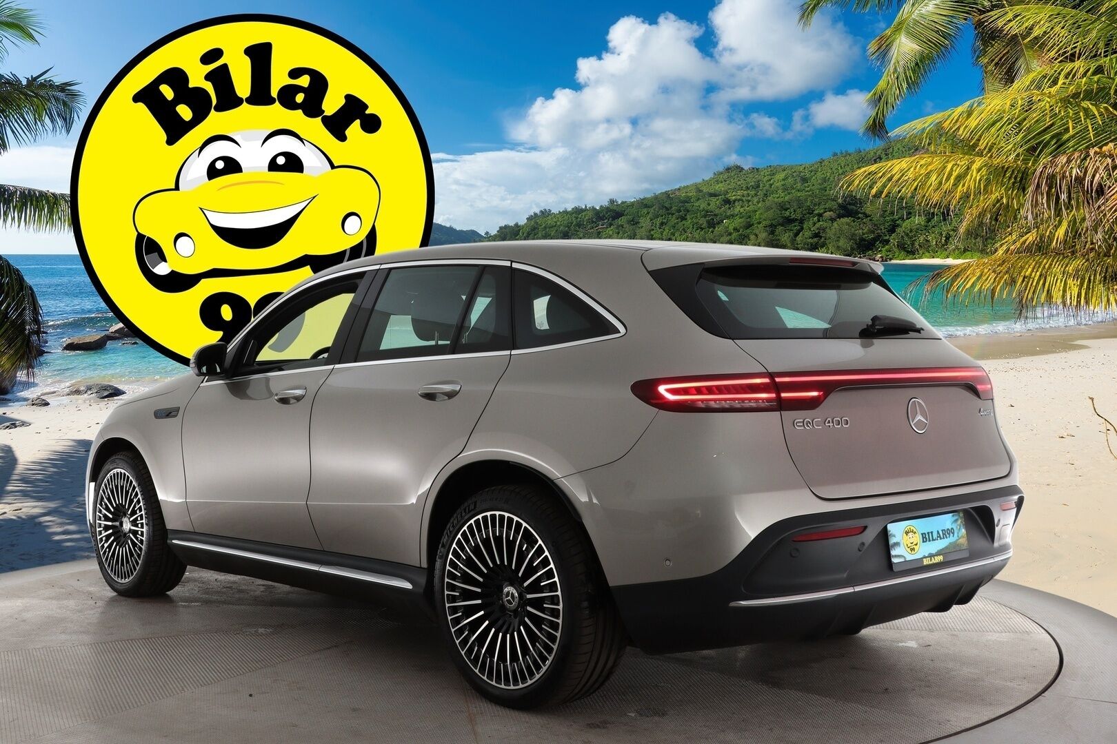 MERCEDES-BENZ EQC 2021 400 4Matic *AMG / ACC / Burmester / Muistipaketti / HUD / 360° Kamera / KeylessGO / DC Pikalaturi* - Juuri saapunut / Huippuvarusteet / AMG