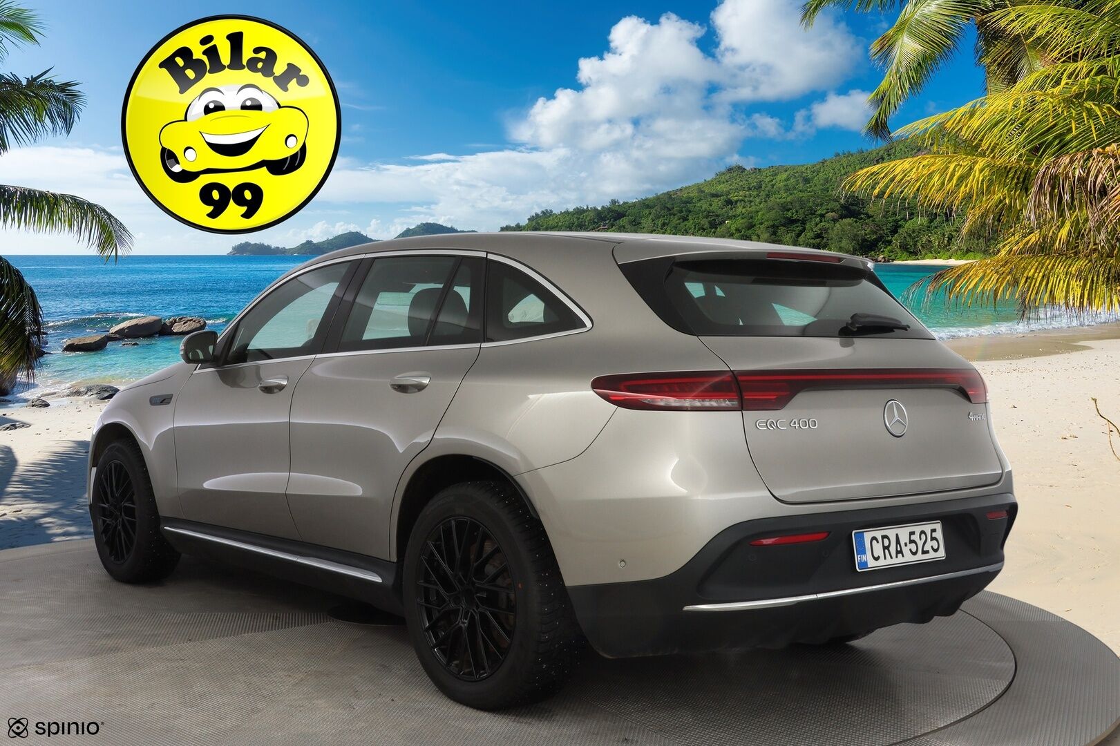 MERCEDES-BENZ EQC 2021 400 4Matic *AMG / ACC / Burmester / Muistipaketti / HUD / 360° Kamera / KeylessGO / DC Pikalaturi* - Juuri saapunut / Huippuvarusteet / AMG