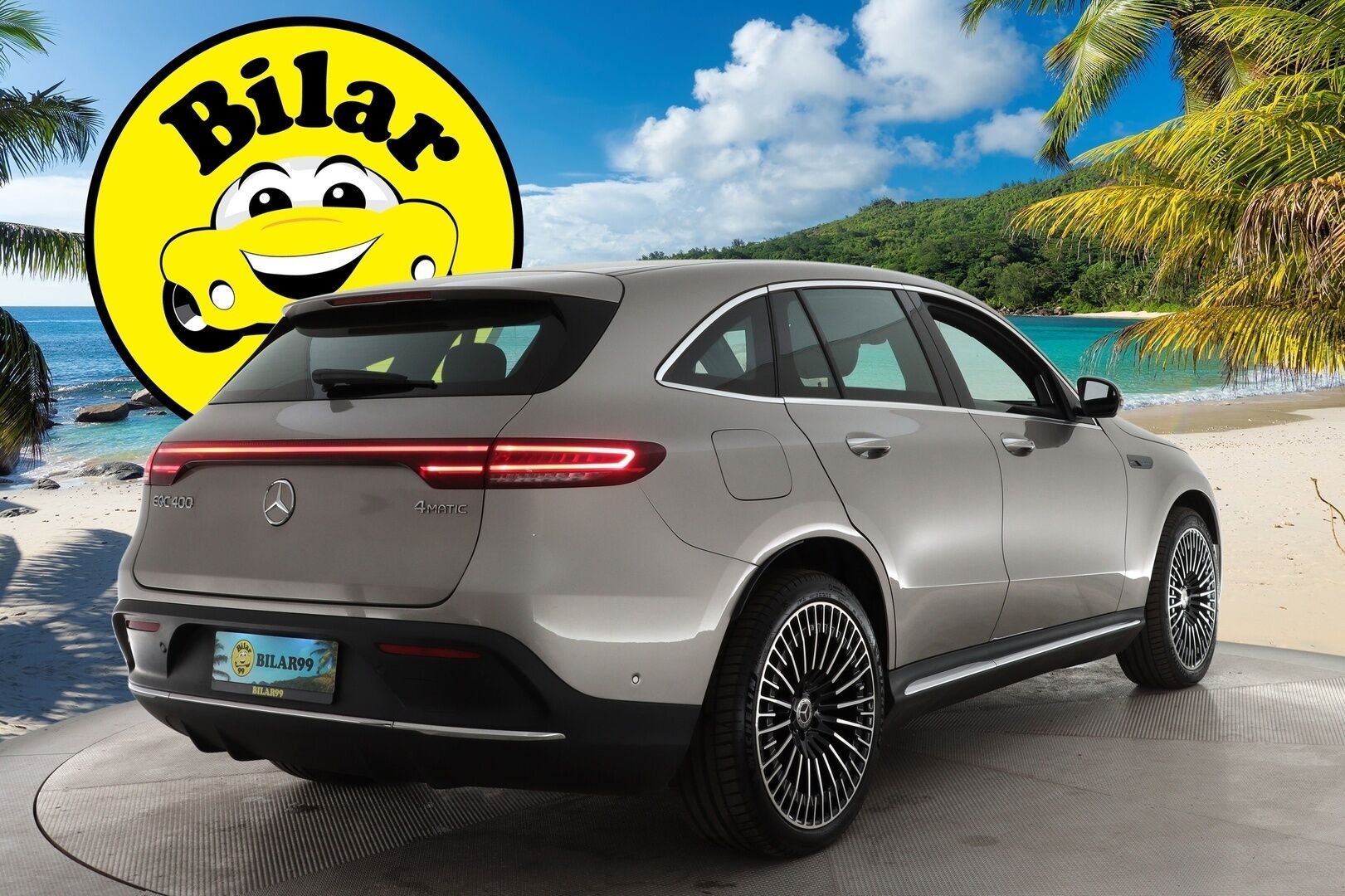 MERCEDES-BENZ EQC 2021 400 4Matic *AMG / ACC / Burmester / Muistipaketti / HUD / 360° Kamera / KeylessGO / DC Pikalaturi* - Juuri saapunut / Huippuvarusteet / AMG