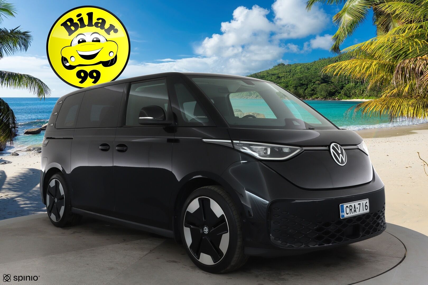 Volkswagen ID. Buzz 2023 PRO 150 KW **Adapt.vakkari / Matrix LED / Koukku / P.kamera / Digimittaristo / Ratinlämmitin** - 3,99 % KORKOTARJOUS TÄHÄN AUTOON - Akku kuntotarkastettu! / Kahdet renkaat aluvanteilla