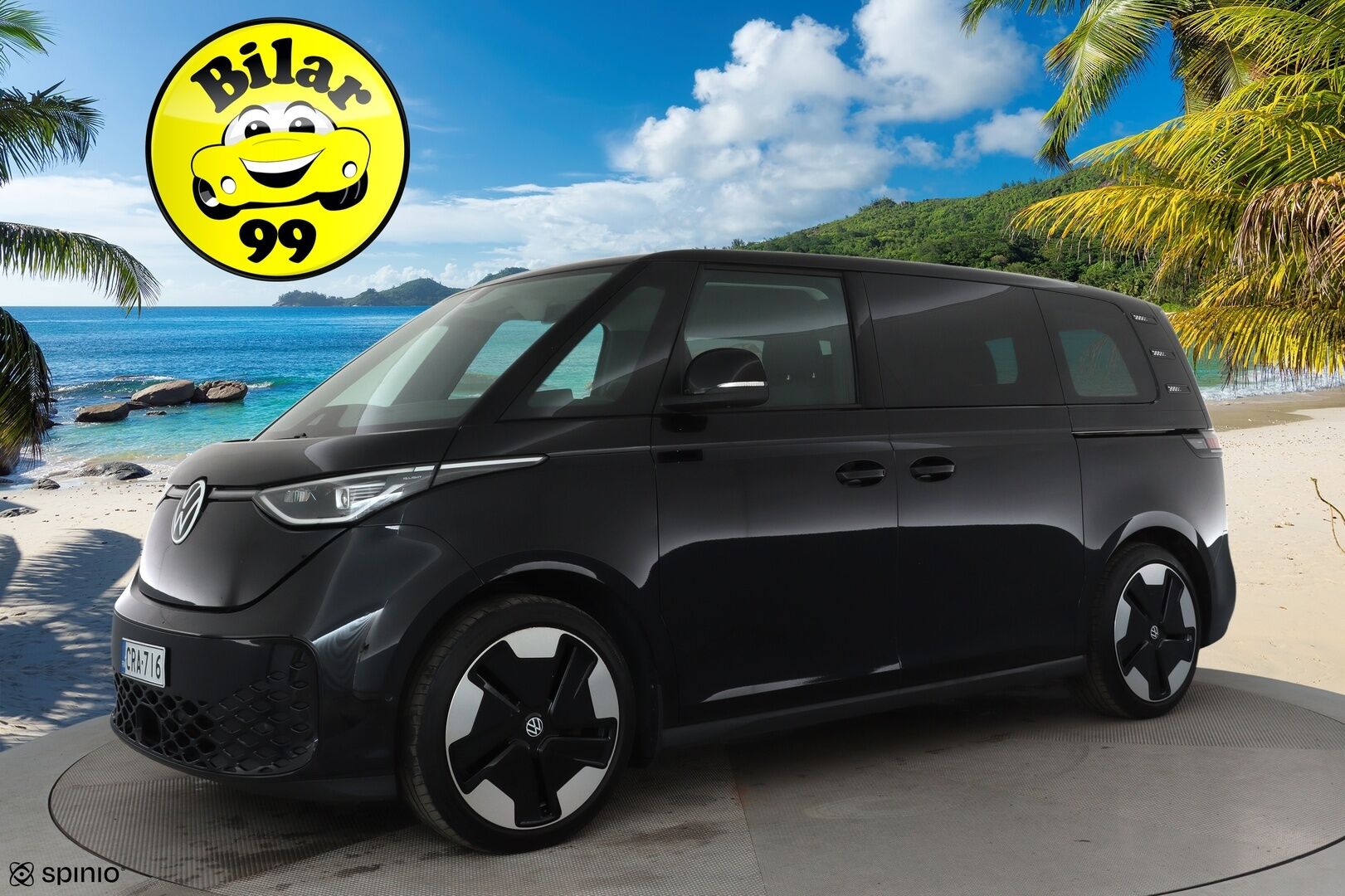 Volkswagen ID. Buzz 2023 PRO 150 KW **Adapt.vakkari / Matrix LED / Koukku / P.kamera / Digimittaristo / Ratinlämmitin** - 3,99 % KORKOTARJOUS TÄHÄN AUTOON - Akku kuntotarkastettu! / Kahdet renkaat aluvanteilla