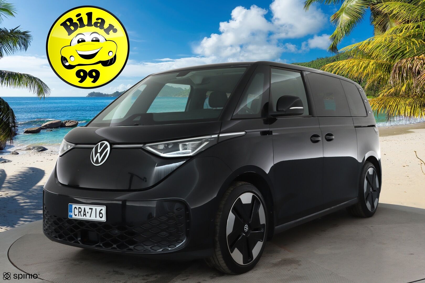 Volkswagen ID. Buzz 2023 PRO 150 KW **Adapt.vakkari / Matrix LED / Koukku / P.kamera / Digimittaristo / Ratinlämmitin** - 3,99 % KORKOTARJOUS TÄHÄN AUTOON - Akku kuntotarkastettu! / Kahdet renkaat aluvanteilla