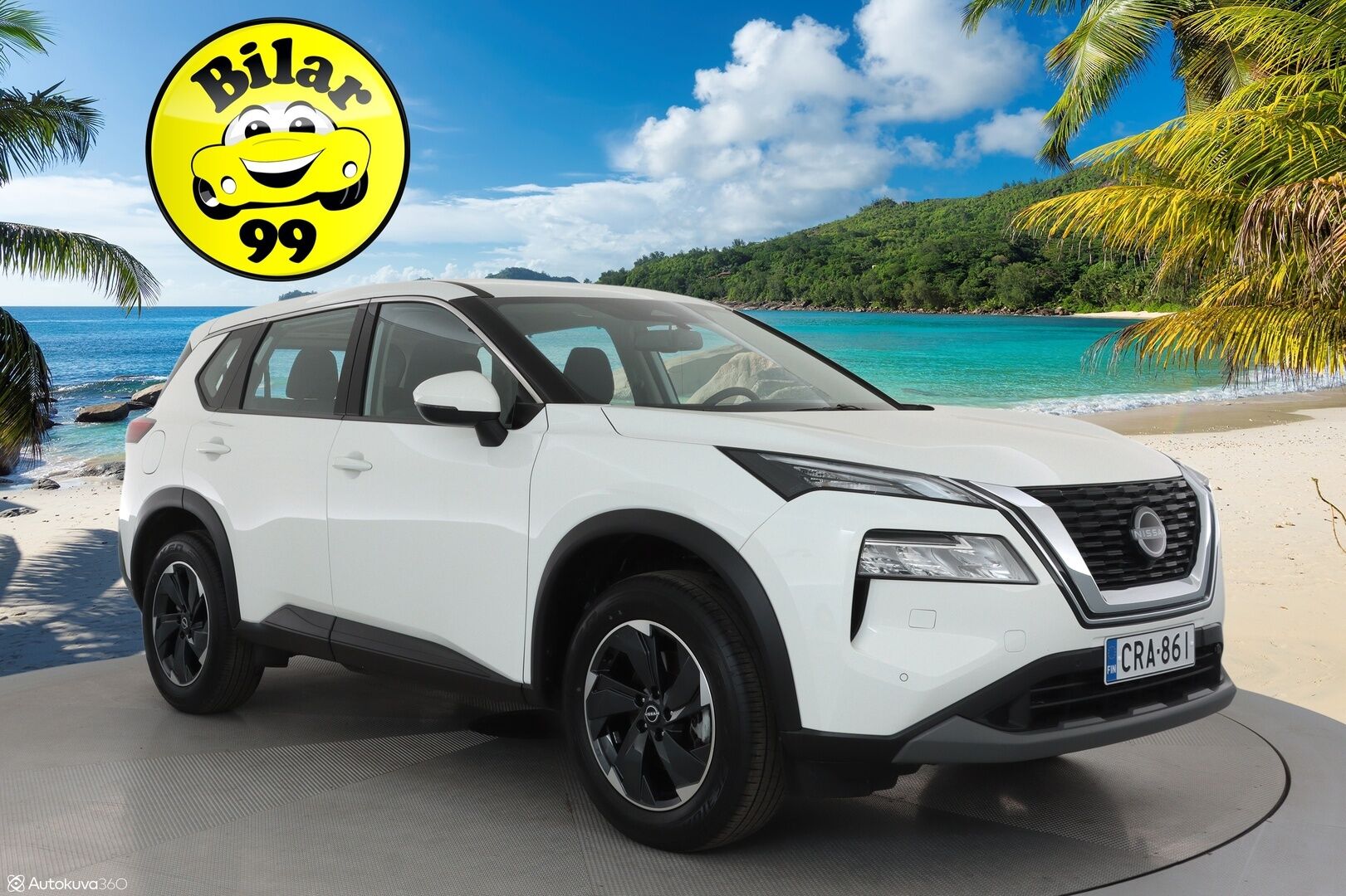 Nissan X-Trail 2024 MHEV 2WD Acenta 7ST ** Adapt.Vakkari / P.Kamera / LED-valot / Koukku / Kaistavahti / Sisätilanlämmitin / KeylessGO ** - 3,99 % KORKOTARJOUS TÄHÄN AUTOON - 1.Om Suomi-auto / 2x Renkaat
