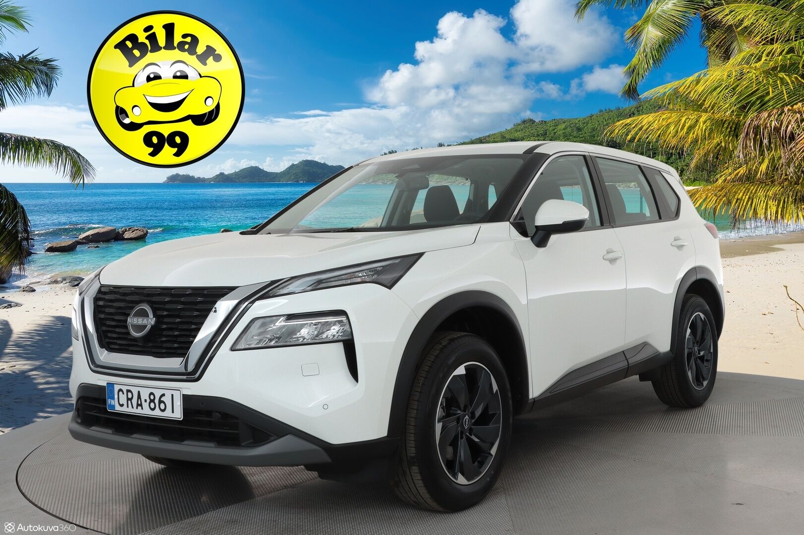 Nissan X-Trail 2024 MHEV 2WD Acenta 7ST ** Adapt.Vakkari / P.Kamera / LED-valot / Koukku / Kaistavahti / Sisätilanlämmitin / KeylessGO ** - 3,99 % KORKOTARJOUS TÄHÄN AUTOON - 1.Om Suomi-auto / 2x Renkaat