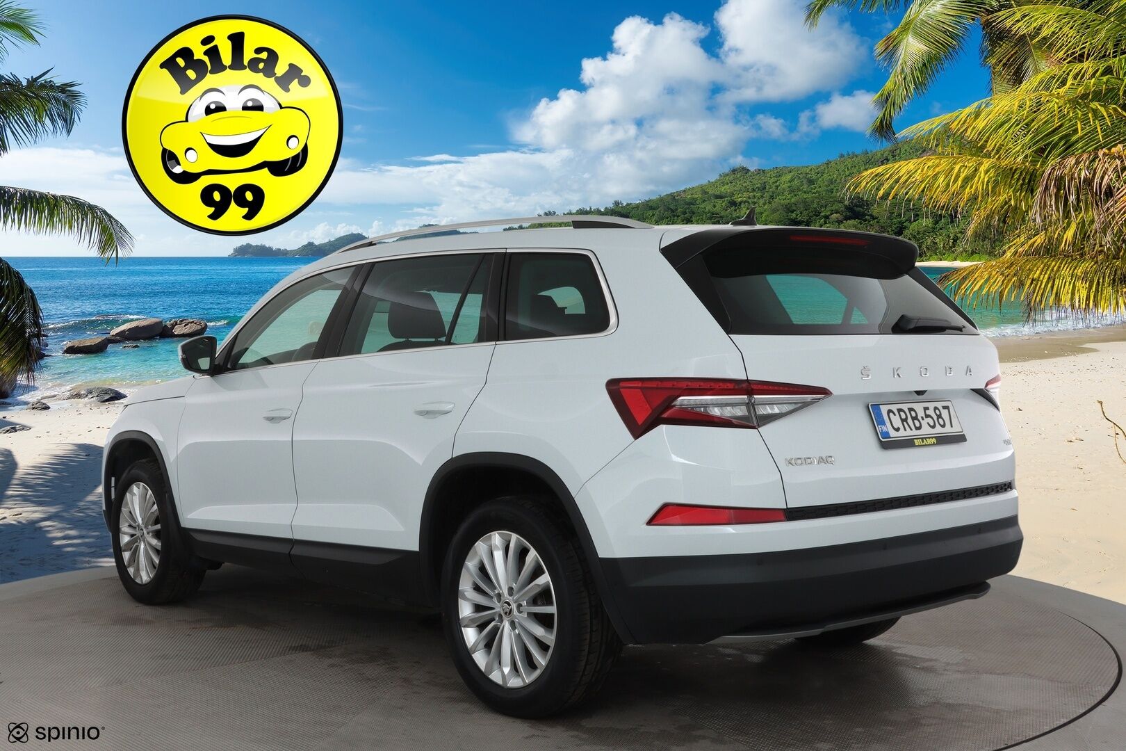 Skoda Kodiaq 2022 2.0 TDI 200 4x4 Style DSG Autom. **Panorama / Webasto / Adapt.vakkari / Koukku / P.kamera / Muistipenkit hieronnalla / Matrix LED** - 3,99 % KORKOTARJOUS TÄHÄN AUTOON - Suomi-auto / Kahdet renkaat aluvanteilla / KeylessGo / Ilmastoidut etuistuimet / Ratinlämmitin / Sähköluukku