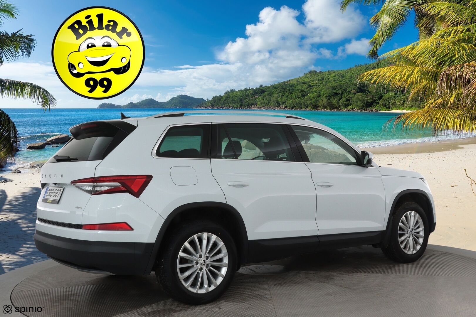 Skoda Kodiaq 2022 2.0 TDI 200 4x4 Style DSG Autom. **Panorama / Webasto / Adapt.vakkari / Koukku / P.kamera / Muistipenkit hieronnalla / Matrix LED** - 3,99 % KORKOTARJOUS TÄHÄN AUTOON - Suomi-auto / Kahdet renkaat aluvanteilla / KeylessGo / Ilmastoidut etuistuimet / Ratinlämmitin / Sähköluukku