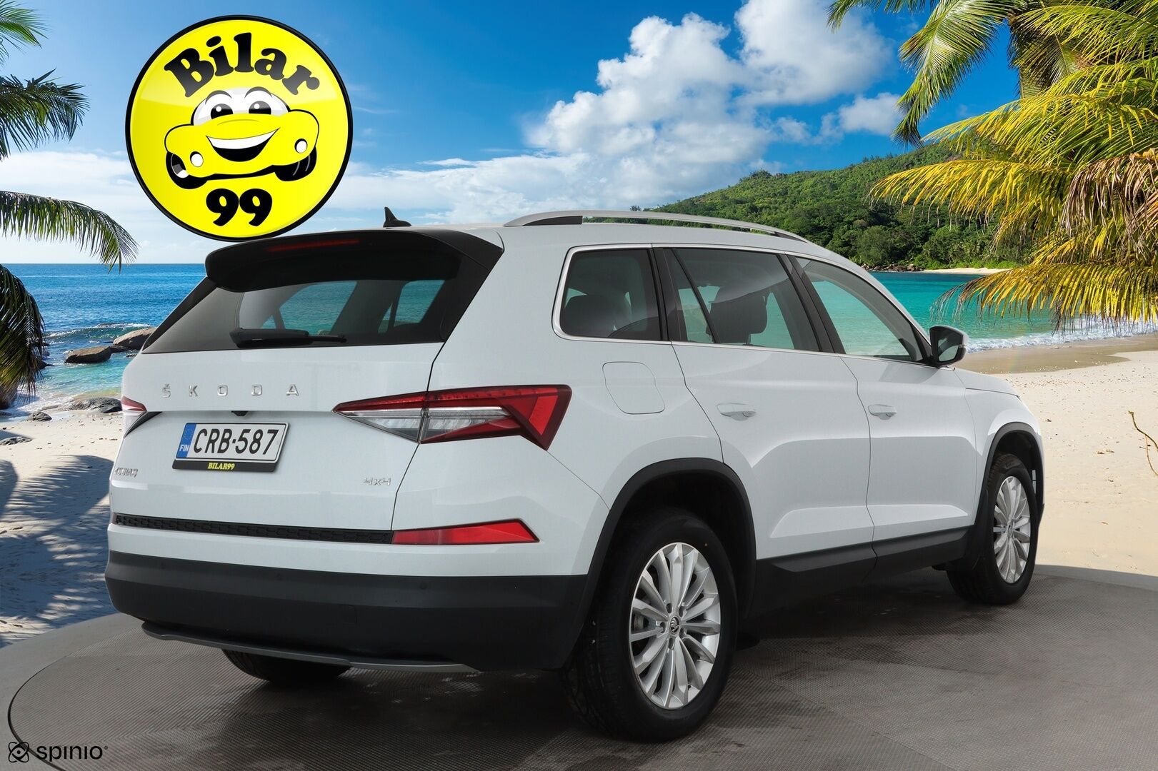 Skoda Kodiaq 2022 2.0 TDI 200 4x4 Style DSG Autom. **Panorama / Webasto / Adapt.vakkari / Koukku / P.kamera / Muistipenkit hieronnalla / Matrix LED** - 3,99 % KORKOTARJOUS TÄHÄN AUTOON - Suomi-auto / Kahdet renkaat aluvanteilla / KeylessGo / Ilmastoidut etuistuimet / Ratinlämmitin / Sähköluukku