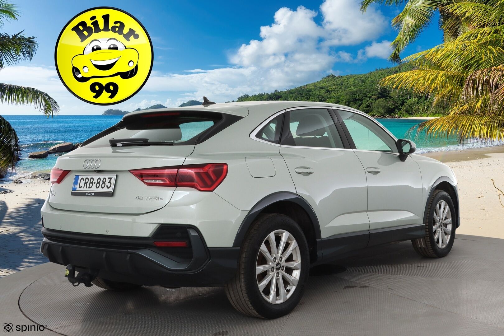 Audi Q3 2022 Business 45 TFSI e 180 kW S tronic * ACC / Koukku / P.kamera / LED / Apple&Android / Keyless* - 1.Om Suomi-auto / Kahdet Renkaat