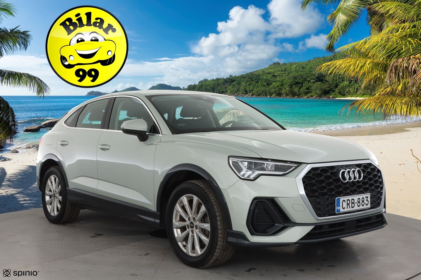 Audi Q3 2022 Business 45 TFSI e 180 kW S tronic * ACC / Koukku / P.kamera / LED / Apple&Android / Keyless* - 1.Om Suomi-auto / Kahdet Renkaat