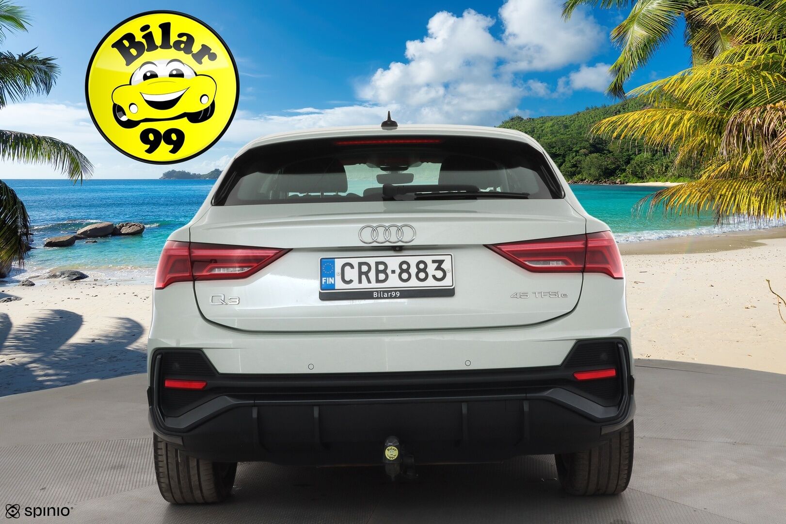 Audi Q3 2022 Business 45 TFSI e 180 kW S tronic * ACC / Koukku / P.kamera / LED / Apple&Android / Keyless* - 1.Om Suomi-auto / Kahdet Renkaat