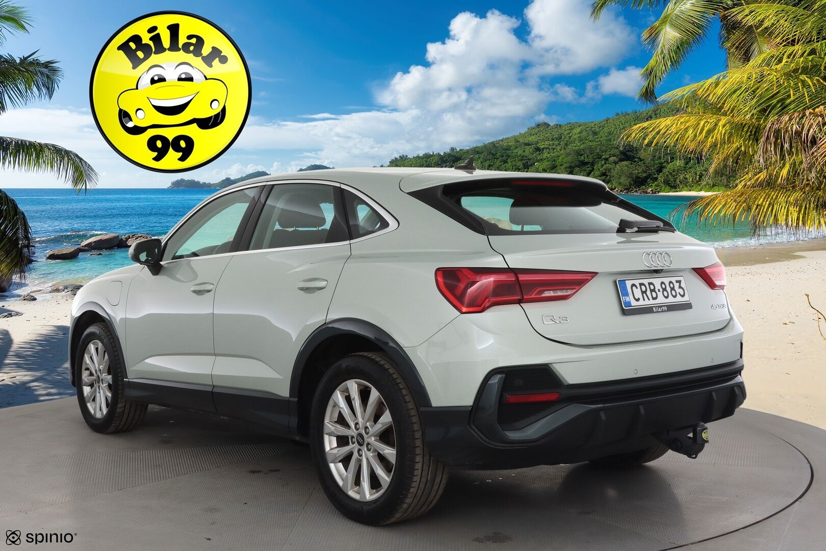 Audi Q3 2022 Business 45 TFSI e 180 kW S tronic * ACC / Koukku / P.kamera / LED / Apple&Android / Keyless* - 1.Om Suomi-auto / Kahdet Renkaat