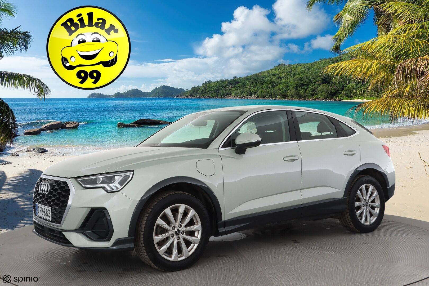 Audi Q3 2022 Business 45 TFSI e 180 kW S tronic * ACC / Koukku / P.kamera / LED / Apple&Android / Keyless* - 1.Om Suomi-auto / Kahdet Renkaat
