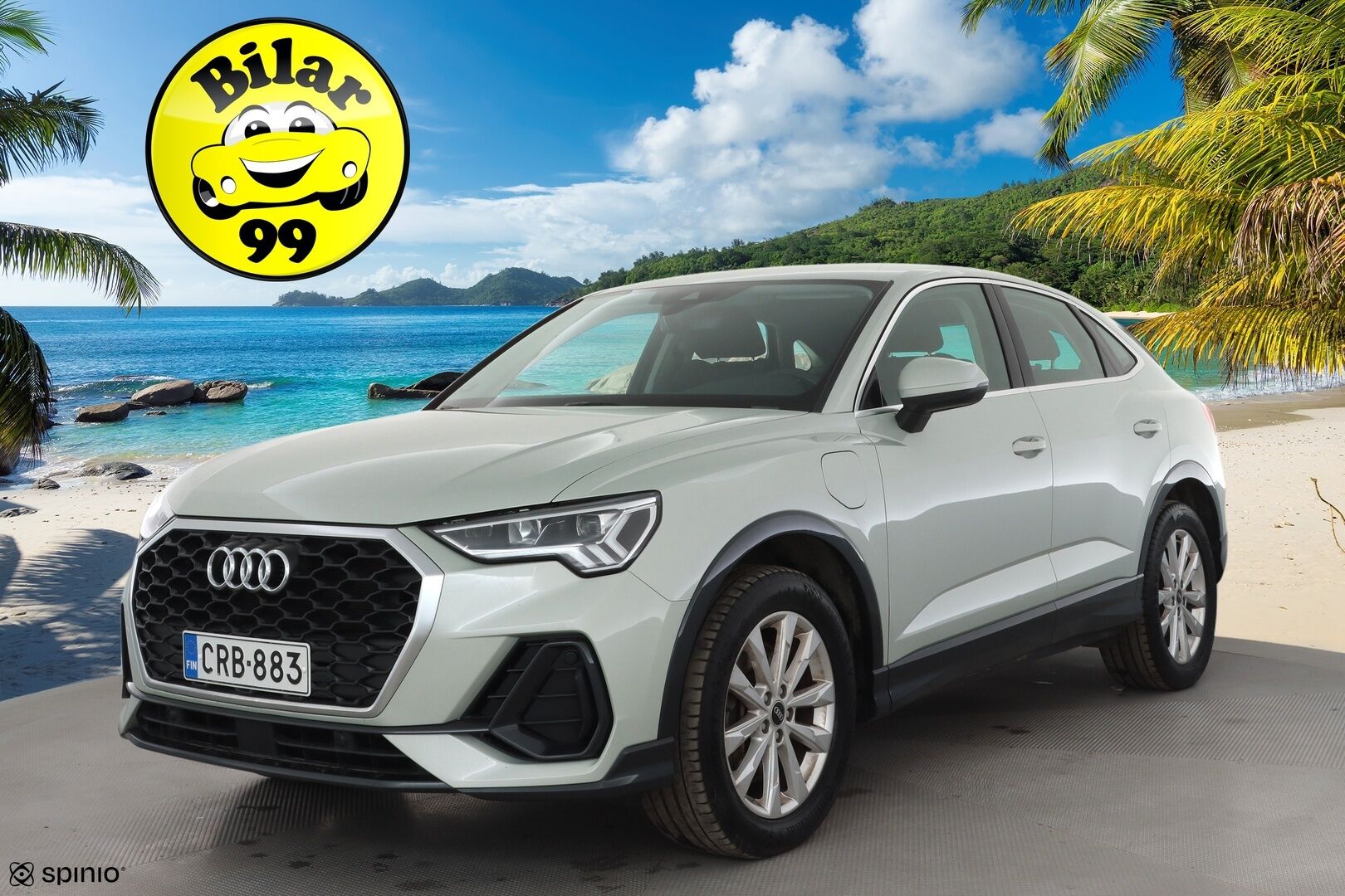 Audi Q3 2022 Business 45 TFSI e 180 kW S tronic * ACC / Koukku / P.kamera / LED / Apple&Android / Keyless* - 1.Om Suomi-auto / Kahdet Renkaat