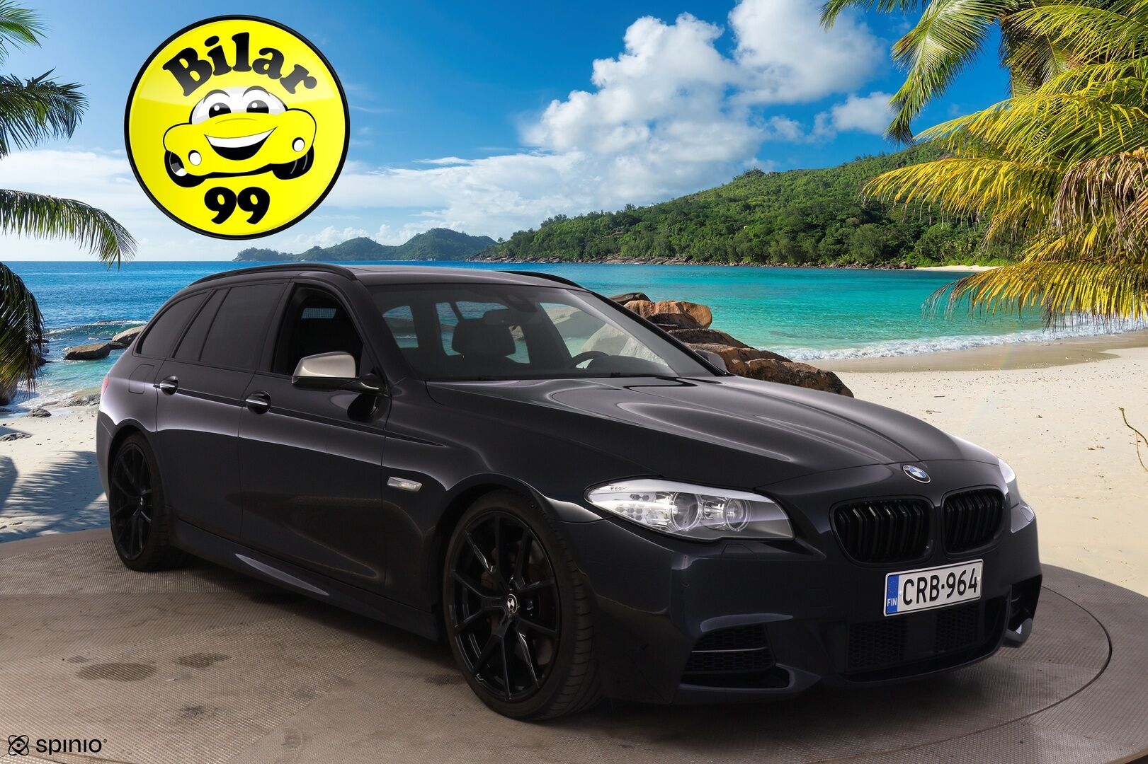 BMW M550D 2013 Sport A xDrive F11 Touring * ACC / Comfort nahat / DSP Hifi / Panorama / HUD / Adapt. Xenon / Imuovet* - Todella maltillisilla kilsoilla Diesel mörkö! Kovilla varusteilla ja täydellisellä huoltohistorialla / Juuri katsastettu / Puhdas vertical