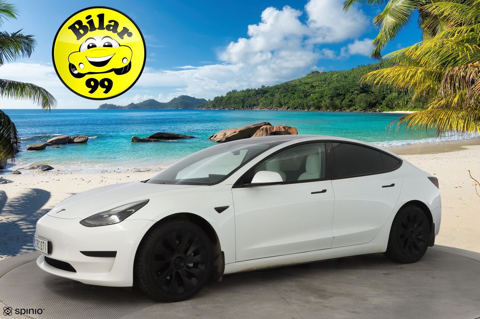 Tesla Model 3 2021 Standard Range Plus *EAP / Vaaleat nahat / ACC / Kamera / Lasikatto* - Kahdet vanteet / Refresh / Akku kuntotarkistettu