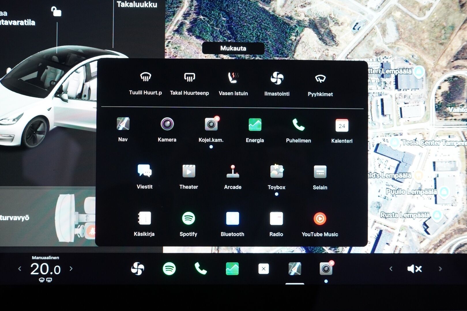 Tesla Model 3 2021 Standard Range Plus *EAP / Vaaleat nahat / ACC / Kamera / Lasikatto* - Kahdet vanteet / Refresh / Akku kuntotarkistettu
