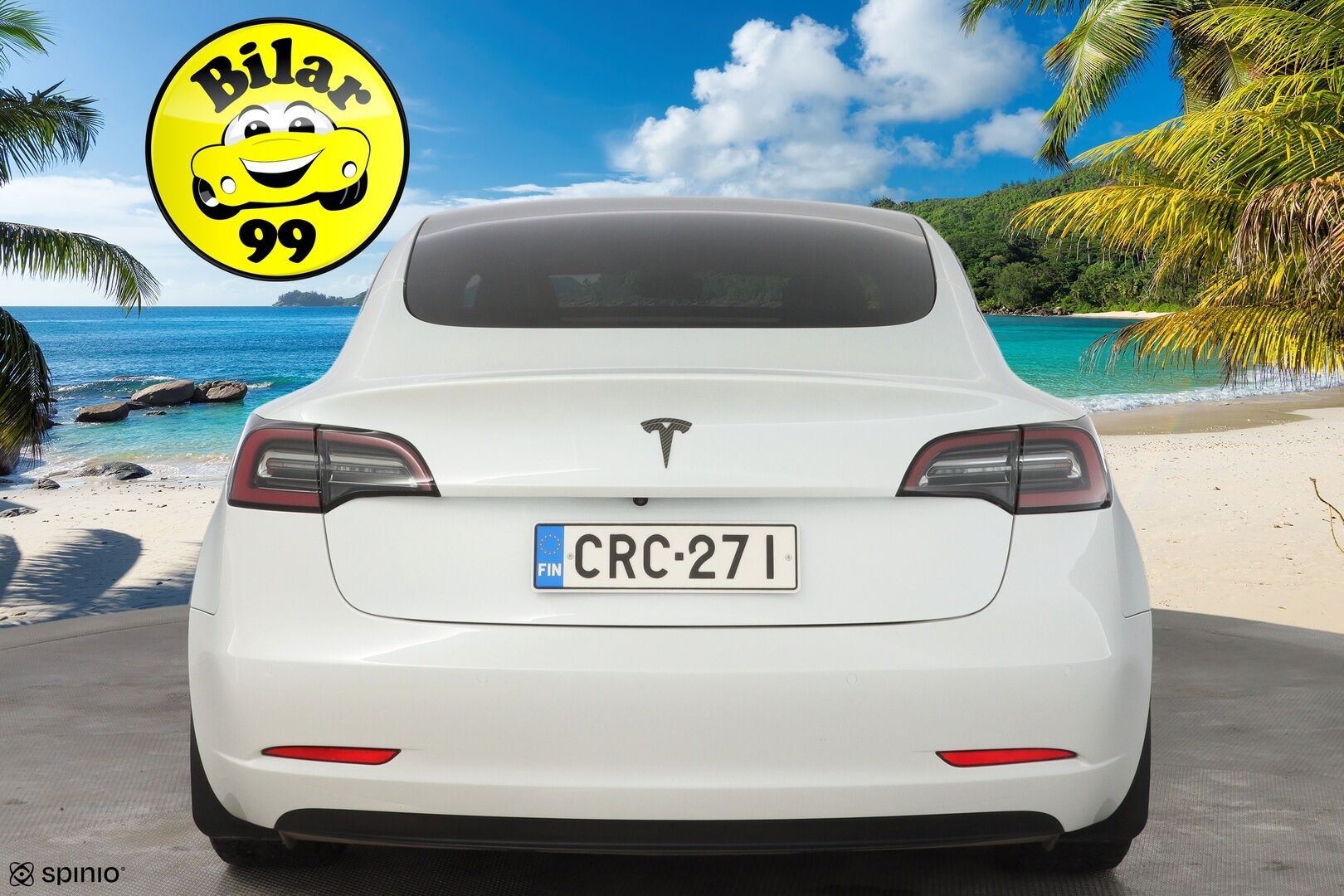 Tesla Model 3 2021 Standard Range Plus *EAP / Vaaleat nahat / ACC / Kamera / Lasikatto* - Kahdet vanteet / Refresh / Akku kuntotarkistettu