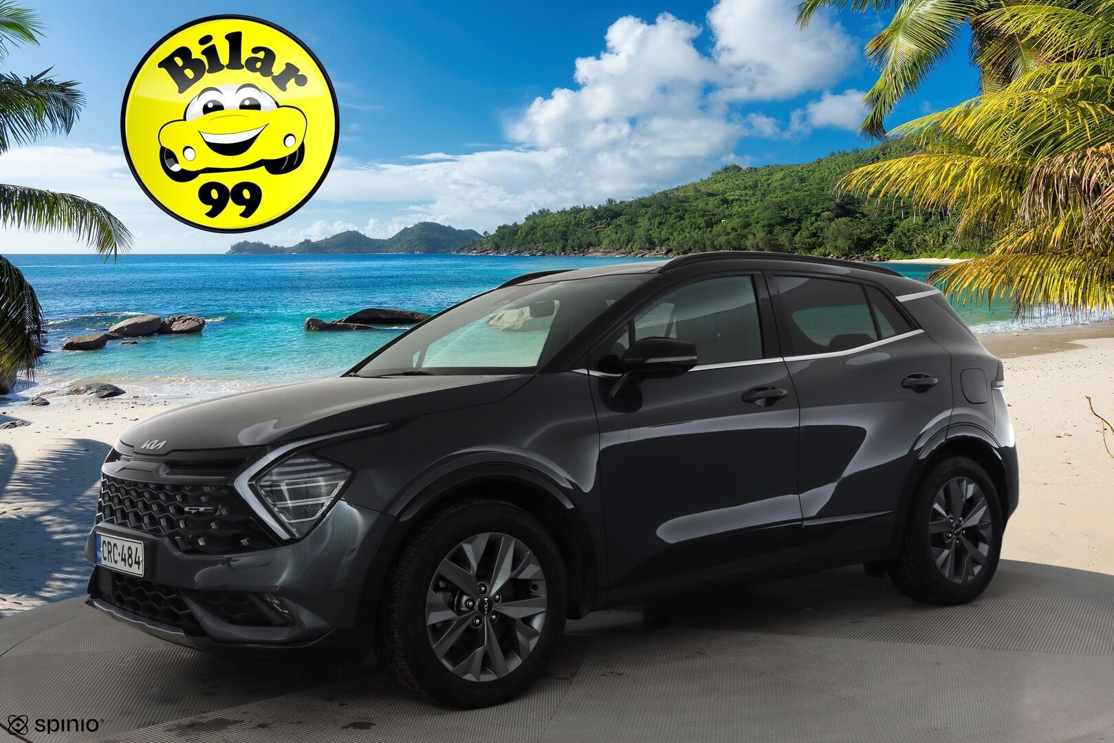 Kia Sportage 2022 1,6 T-GDI FWD Hydrid GT-Line AT * ACC / Panorama / LED / Navi / Muistipenkki / Ilmastoidut penkit / 360° / H&K / Sähköluukku * - 1.Om Suomi-auto / Kahdet renkaat aluvanteilla / Merkkihuollettu - HULLU BLACKWEEK KORKOTARJOUS 2,49%