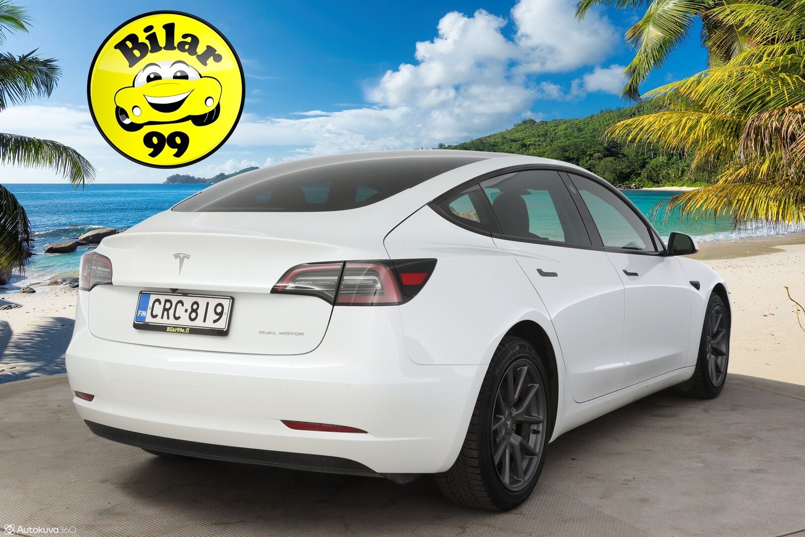 Tesla Model 3 2021 Long Range Dual Motor AWD Refresh* ILP / Kamera / Nahkasisusta / Lasikatto / Premiun äänentoisto * - Siisti nelikko Tesla 2xrenkailla!