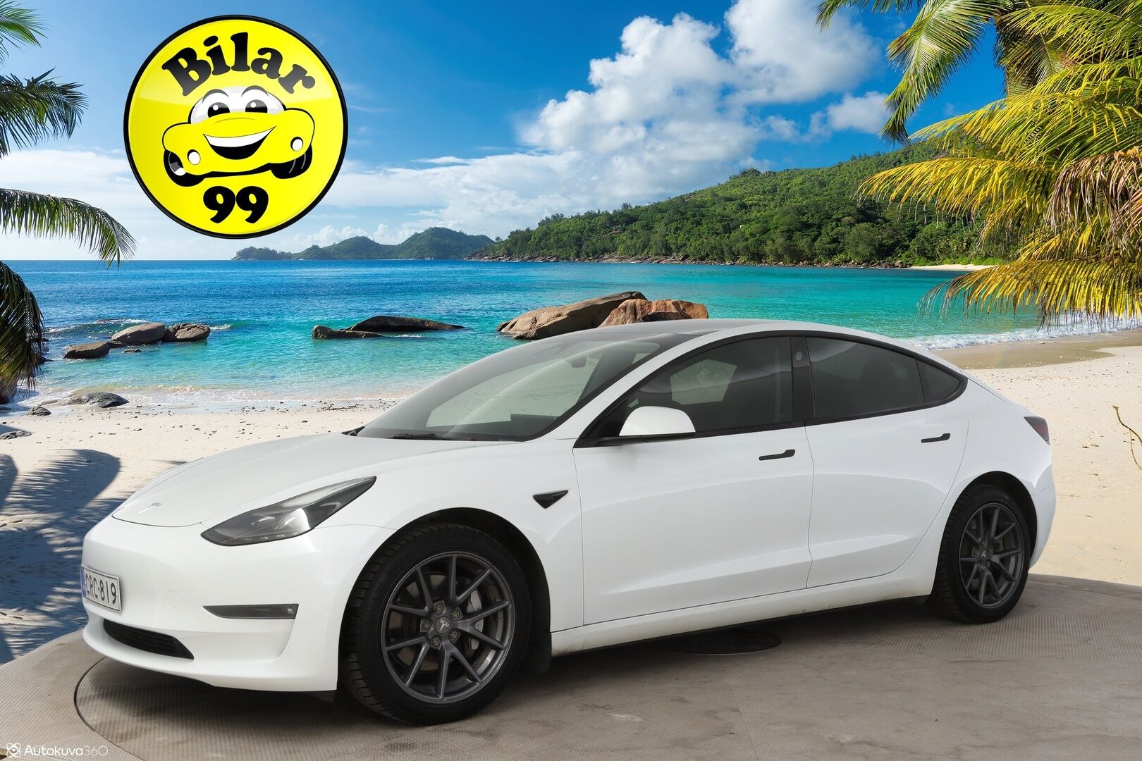 Tesla Model 3 2021 Long Range Dual Motor AWD Refresh* ILP / Kamera / Nahkasisusta / Lasikatto / Premiun äänentoisto * - Siisti nelikko Tesla 2xrenkailla!