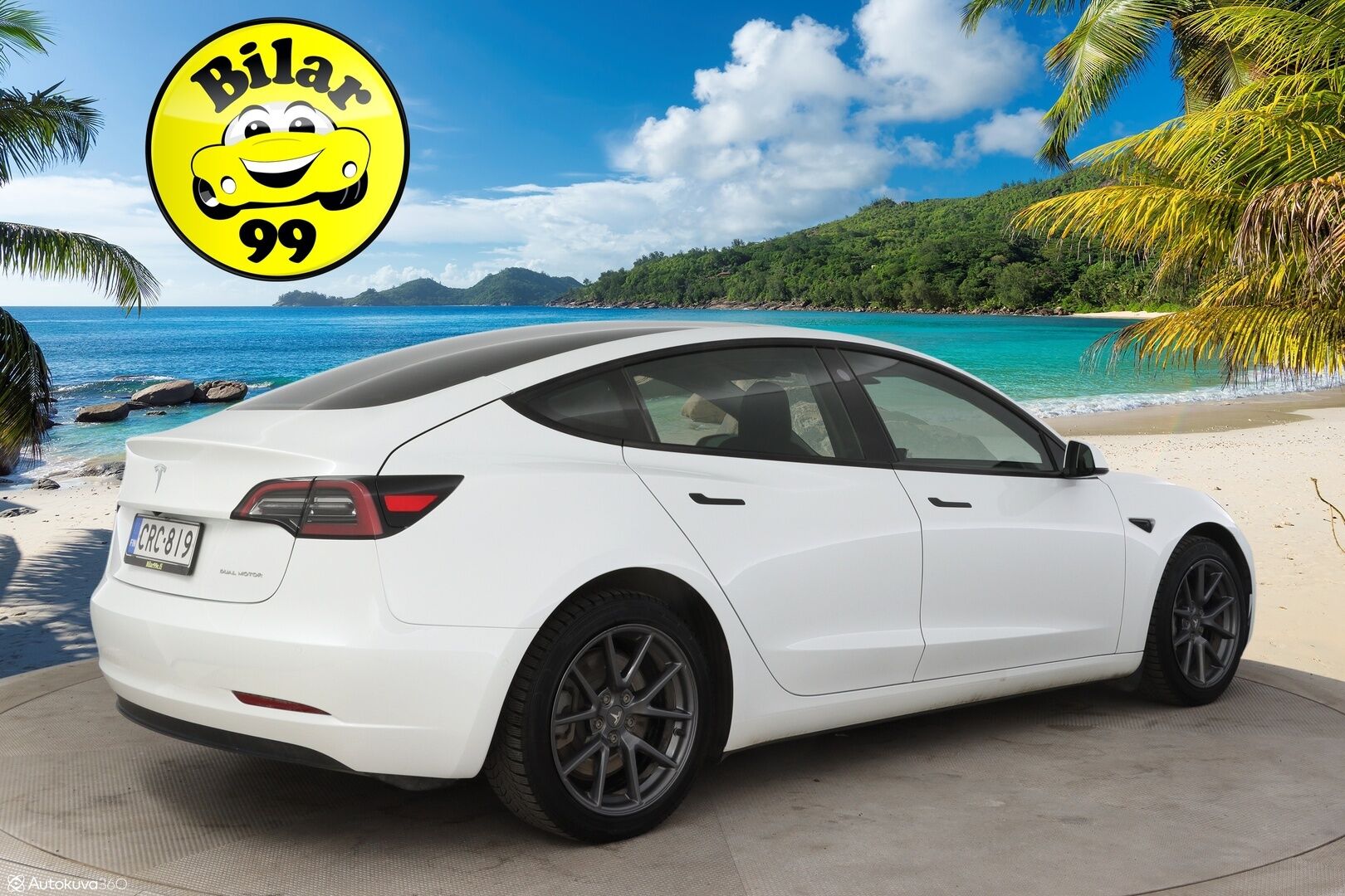 Tesla Model 3 2021 Long Range Dual Motor AWD Refresh* ILP / Kamera / Nahkasisusta / Lasikatto / Premiun äänentoisto * - Siisti nelikko Tesla 2xrenkailla!