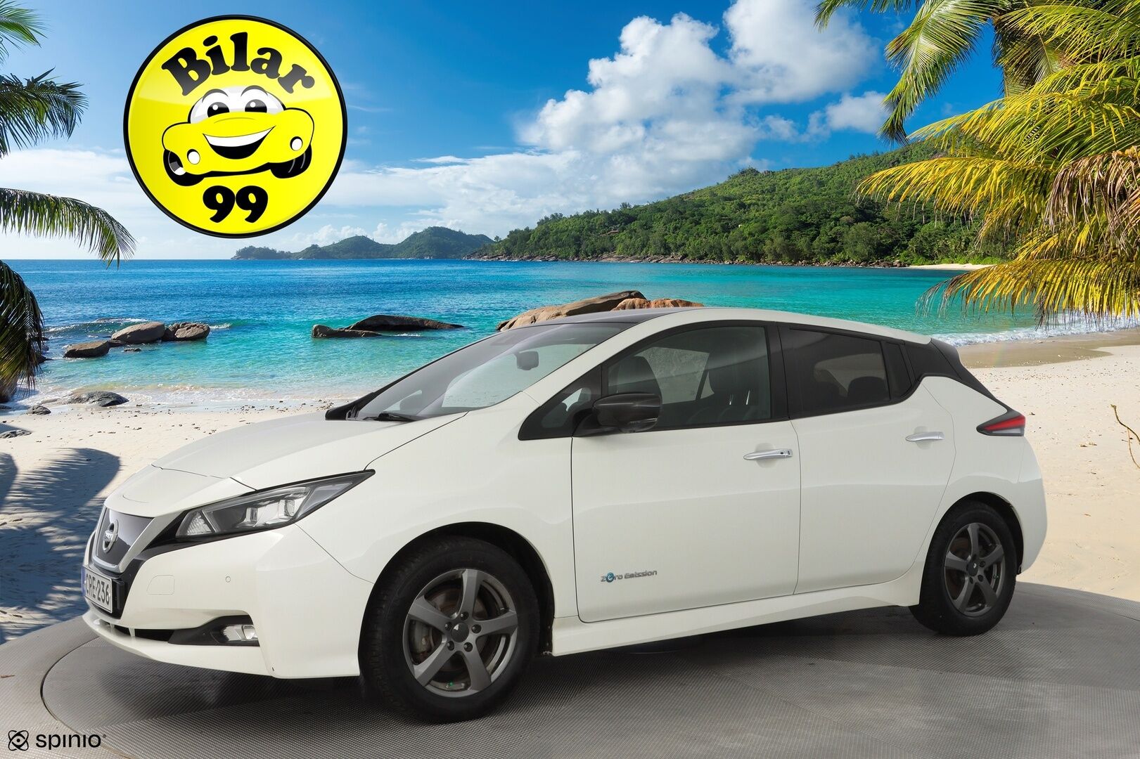 NISSAN LEAF 2018 40kWh Tekna *Bose / ILP / Nahat / 360 Kamera / ACC* - Suomi-auto / Kahdet renkaat / Huippuvarusteet