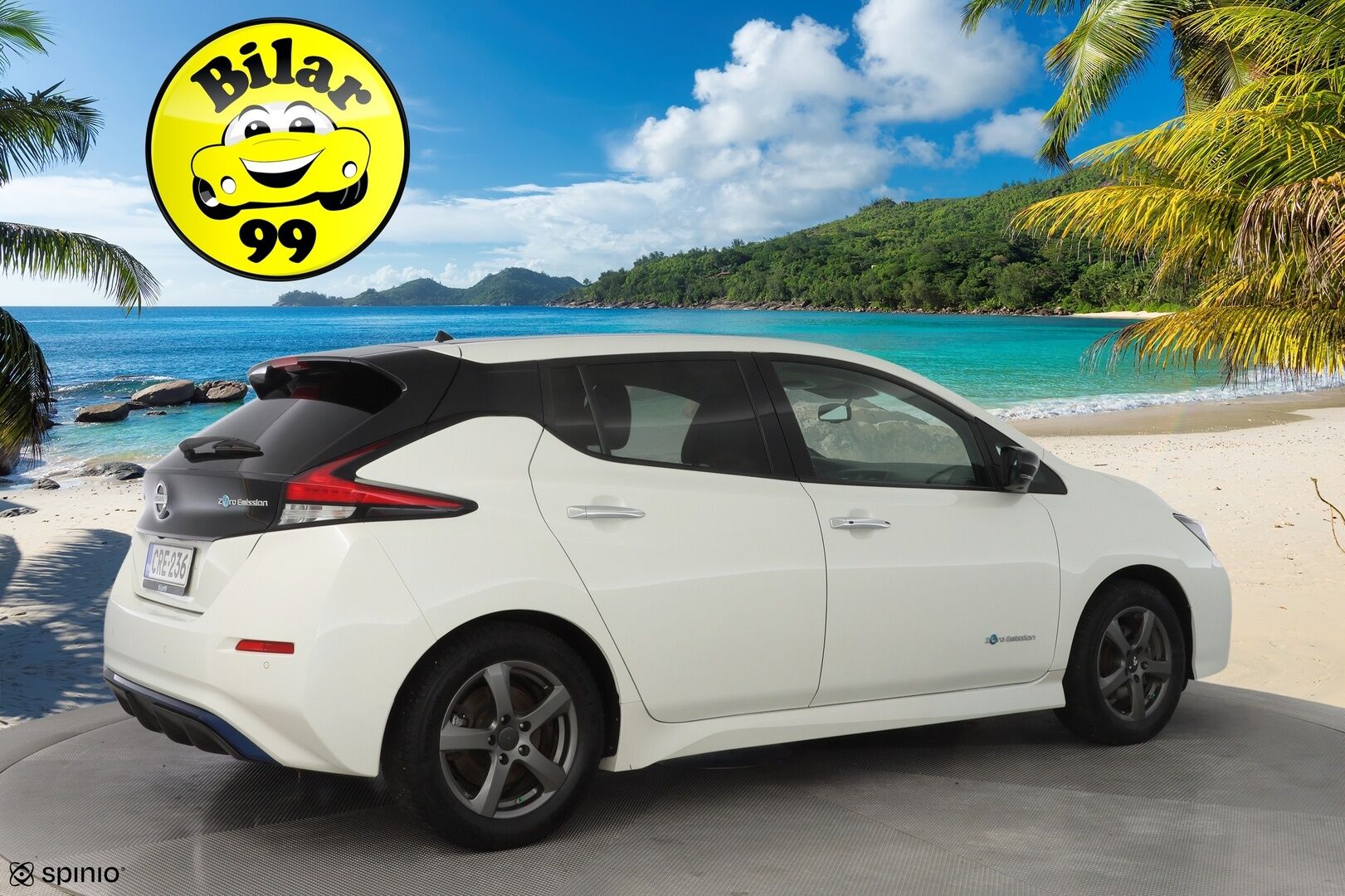 NISSAN LEAF 2018 40kWh Tekna *Bose / ILP / Nahat / 360 Kamera / ACC* - Suomi-auto / Kahdet renkaat / Huippuvarusteet