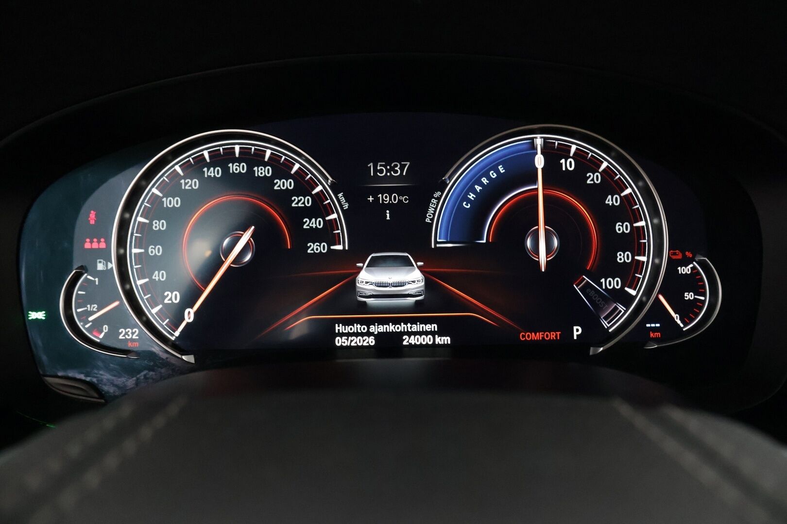 BMW 530E 2018 Sportline * Hud / Comfort penkit / Ambient light / Nahkasisusta * - Display Key