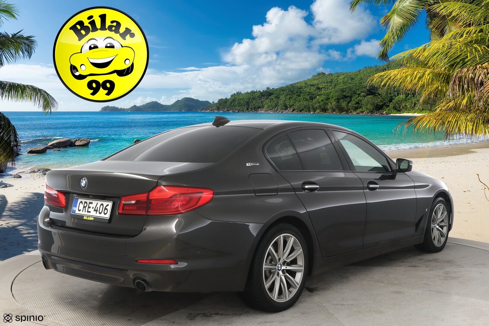 BMW 530E 2018 Sportline * Hud / Comfort penkit / Ambient light / Nahkasisusta * - Display Key