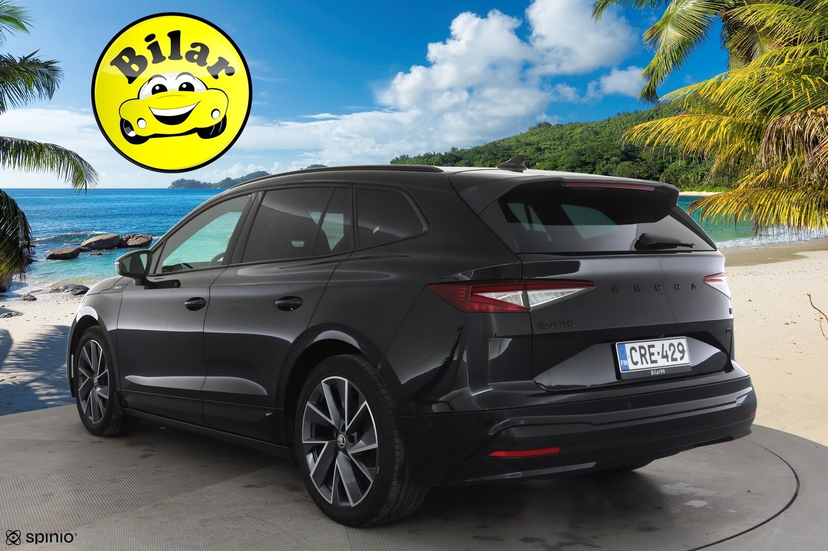 Skoda Enyaq 2022 80x 4x4 SportLine iV - | ACC | ILP | Koukku | Crystal light Matrix LED | Muistipenkki | HUD | Puolinahat | P.Kamera | Ratinlämmitys | 1.OM Suomi-auto | Kahdet Renkaat | Merkkihuollettu |