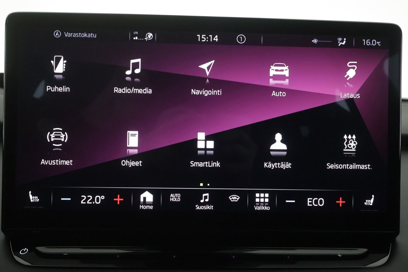 Skoda Enyaq 2022 80x 4x4 SportLine iV - | ACC | ILP | Koukku | Crystal light Matrix LED | Muistipenkki | HUD | Puolinahat | P.Kamera | Ratinlämmitys | 1.OM Suomi-auto | Kahdet Renkaat | Merkkihuollettu |