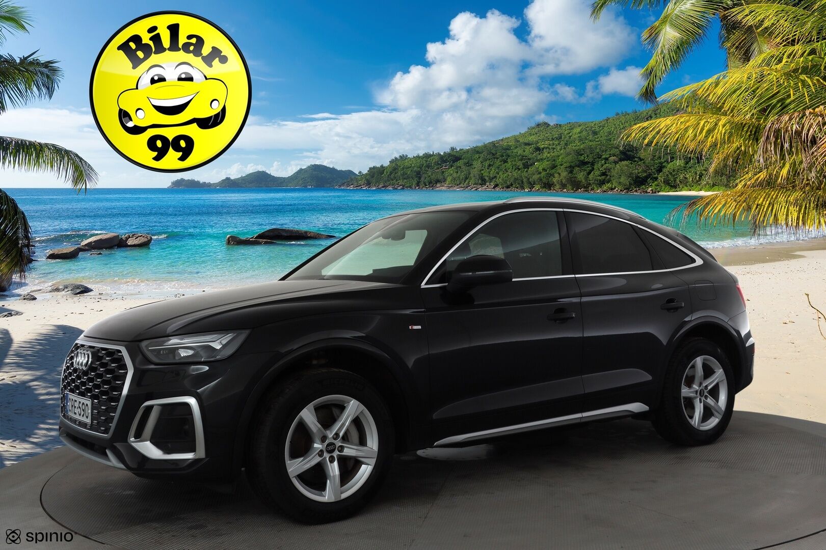 Audi Q5 2022 Sportback S line 50 TFSI e 220 kW quattro S tronic Electrified Edition * ACC / P.kamera / Koukku / LED * - 1.Om Suomi-auto / Kahdet renkaat aluvanteilla 