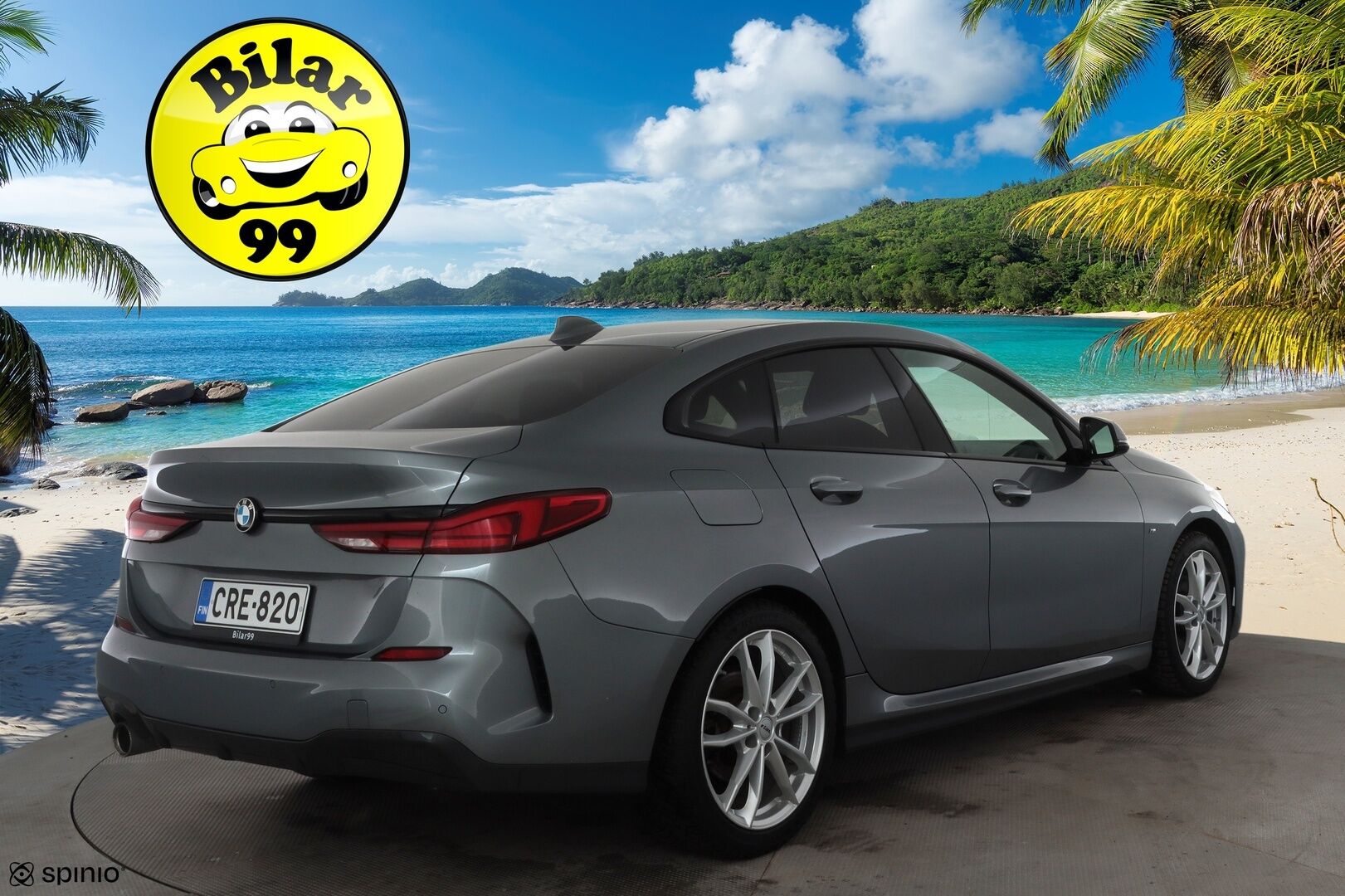 BMW 218 2022 F44 Gran Coupé 218i A Business M Sport * Vakkari / P.tutkat / Lohko+Sisä / Sporttipenkit / LED / Navi / Puolinahat * - 1.Om Suomi-auto / Kahdet renkaat aluvanteilla / Merkkihuollettu