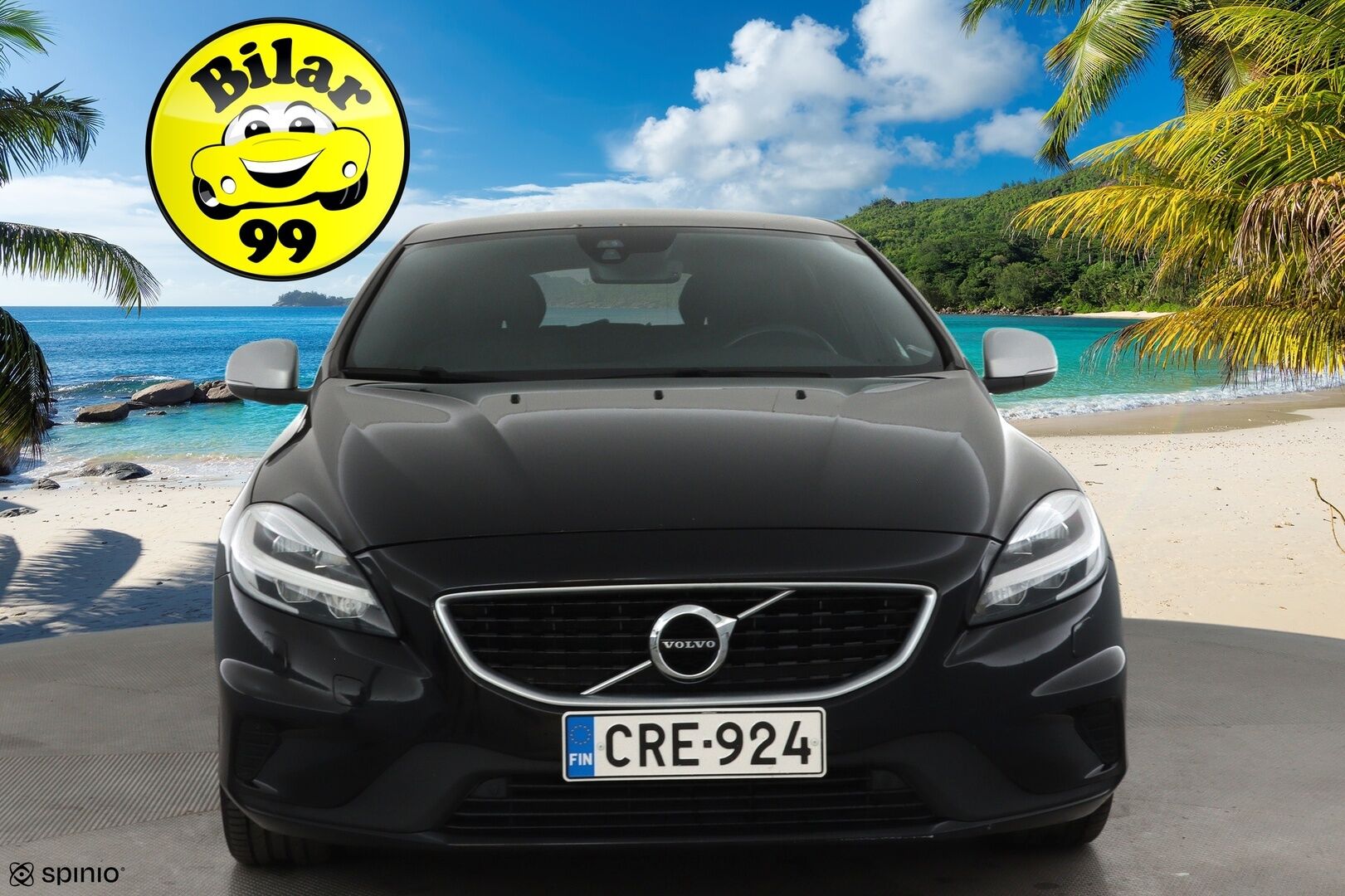 Volvo V40 2019 D3 R-Design aut **Vakkari / Panorama / H&K / P.kamera / Nahat / Digimittaristo / Lämmitettävä tuulilasi / Navi** - Kahdet renkaat aluvanteilla