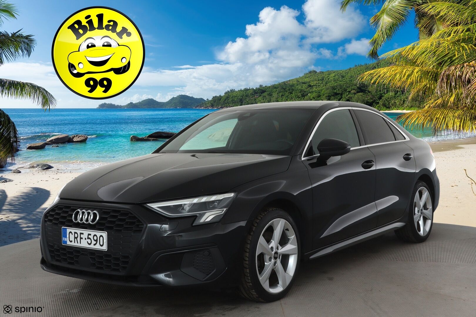 Audi A3 2022 Business 35 TFSI 110 kW MHEV S tronic *ACC / Webasto / LED / P.tutkat / Sporttipenkit / Digimittaristo* - 1.Om Suomi-auto / Kahdet renkaat aluvanteilla / Merkkihuollettu - Osta nyt, maksa vasta ensi vuonna