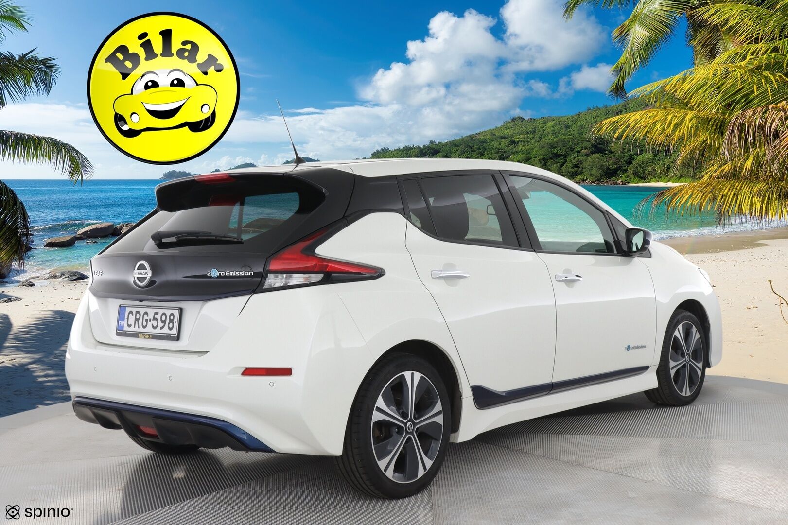 NISSAN LEAF 2018 Tekna 40 kWh - | Lämmityspaketti | Adaptiivinen vakionopeudensäädin | 360-kamera | Bose äänentoisto |