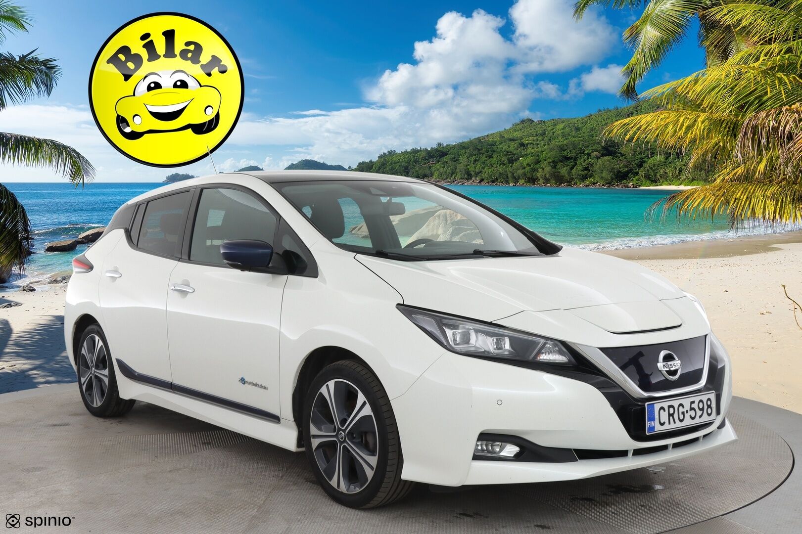 NISSAN LEAF 2018 Tekna 40 kWh - | Lämmityspaketti | Adaptiivinen vakionopeudensäädin | 360-kamera | Bose äänentoisto |