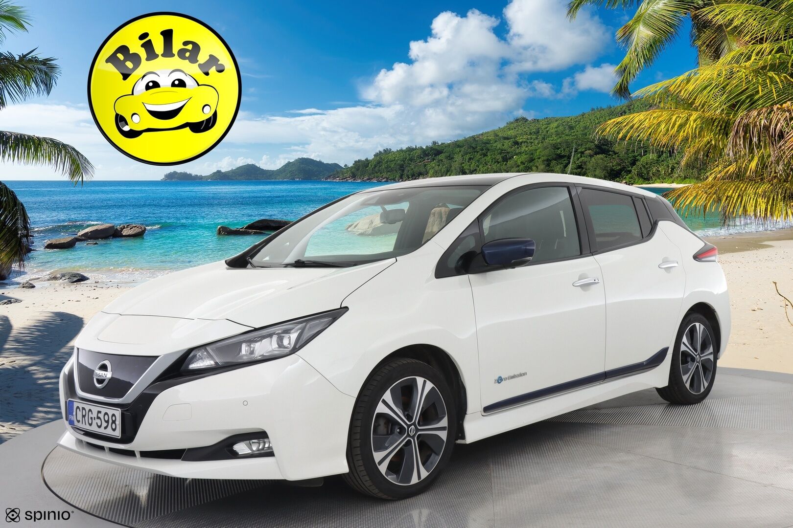 NISSAN LEAF 2018 Tekna 40 kWh - | Lämmityspaketti | Adaptiivinen vakionopeudensäädin | 360-kamera | Bose äänentoisto |