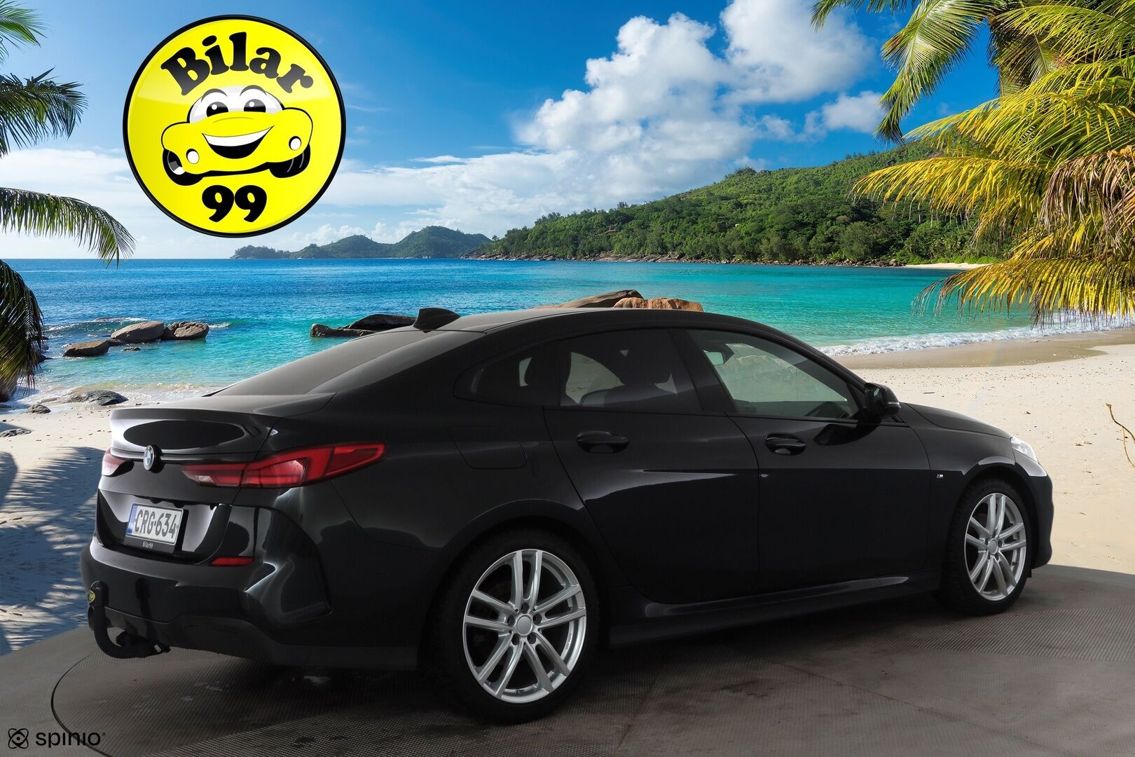 BMW 218 2022 F44 Gran Coupé 218i A Business M Sport * Vakkari / P.kamera / LED / Navi / Lohko+Sisä / Sporttipenkit / Koukku * - 1.Om Suomi-auto / Kahdet renkaat aluvanteilla / Merkkihuollettu