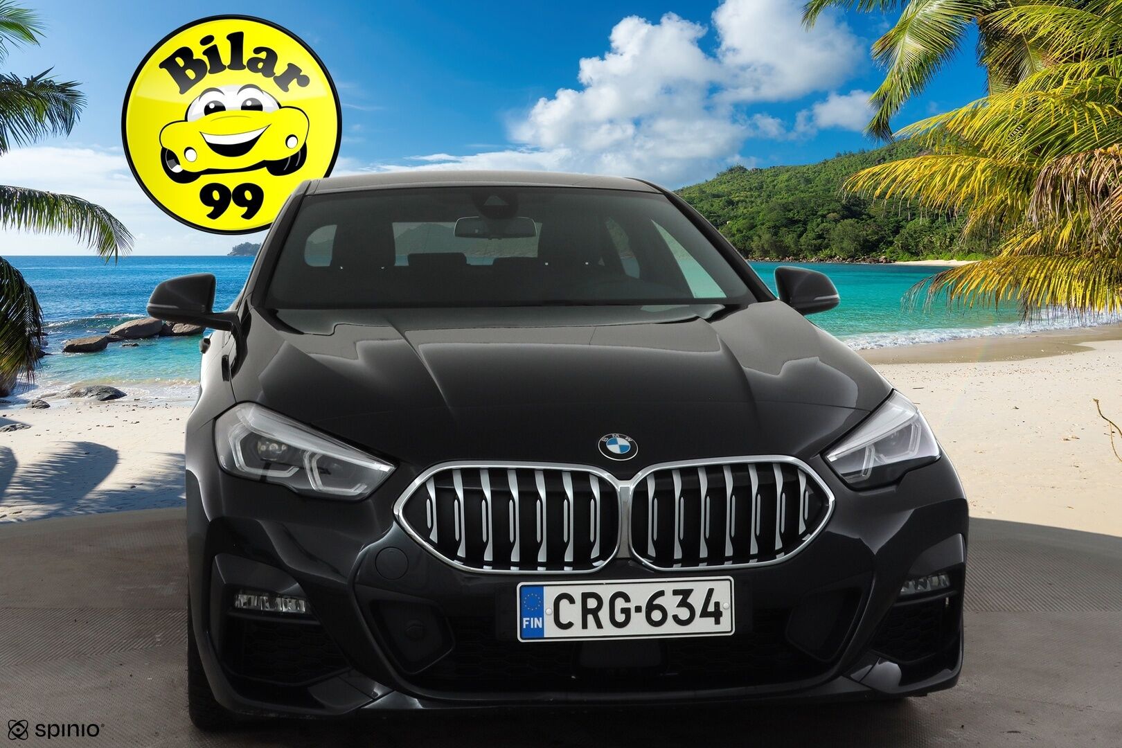 BMW 218 2022 F44 Gran Coupé 218i A Business M Sport * Vakkari / P.kamera / LED / Navi / Lohko+Sisä / Sporttipenkit / Koukku * - 1.Om Suomi-auto / Kahdet renkaat aluvanteilla / Merkkihuollettu