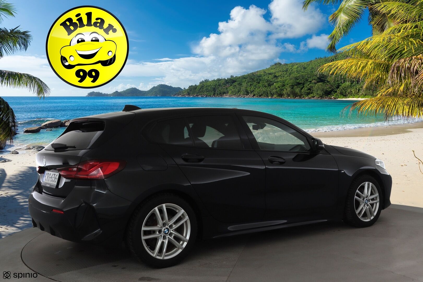 BMW 116 2022 1-sarja F40 Hatchback 116i A Business M Sport * Koukku / P.kamera / Sporttipenkit / Vakkari / Navi / LED * - 1.Om Suomi-auto / Kahdet renkaat aluvanteilla / Merkkihuollettu